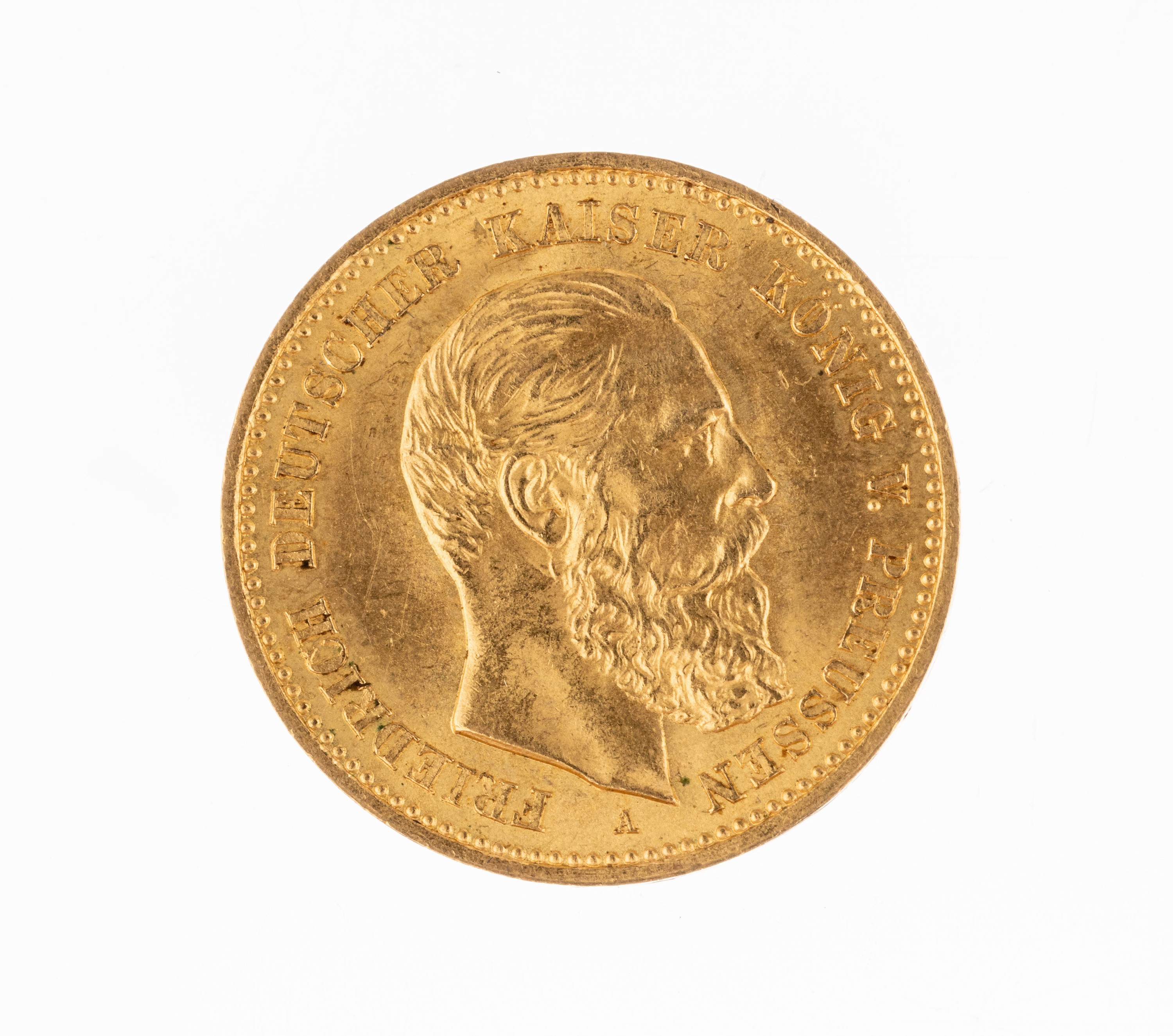 5 Mark Goldmünze, Deutsches Reich, 1888, Friedrich, Deutscher Kaiser König von Preußen