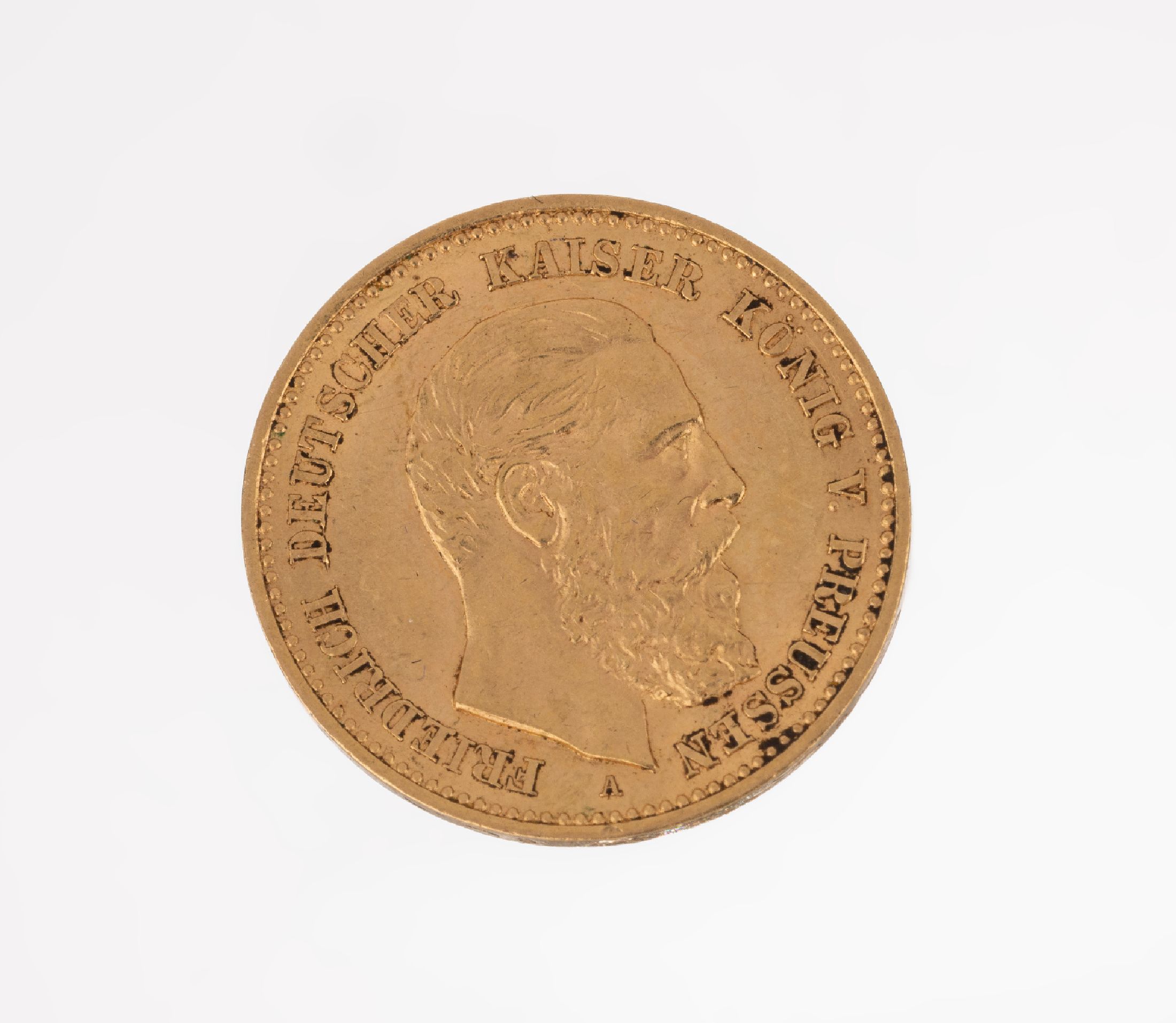 10 Mark Goldmünze, Deutsches Reich, 1888, Friedrich, Deutscher Kaiser König von Preußen