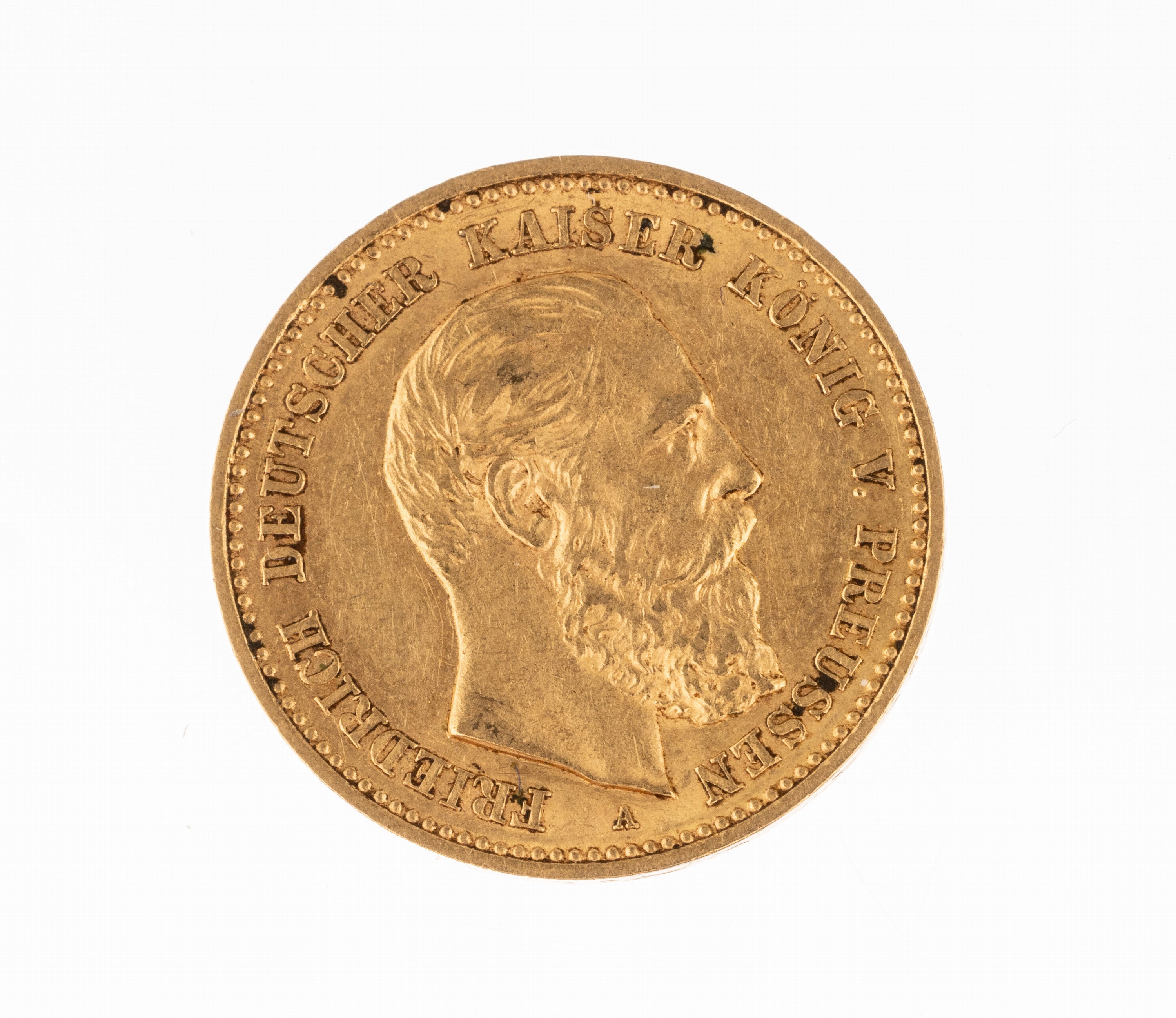5 Mark Goldmünze, Deutsches Reich, 1888, Friedrich, Deutscher Kaiser König von Preußen