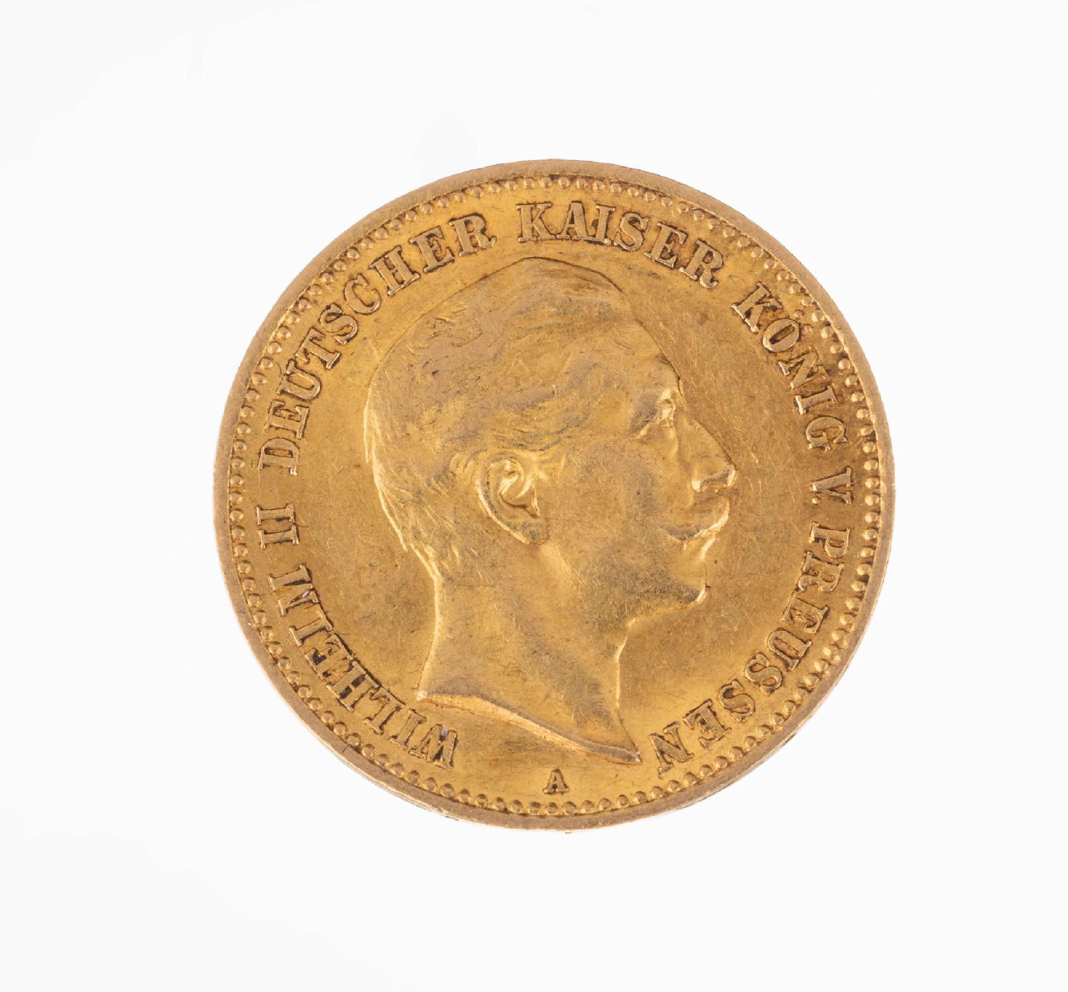 10 Mark Goldmünze, Deutsches Reich, 1904, Wilhelm II., Deutscher Kaiser König von Preußen