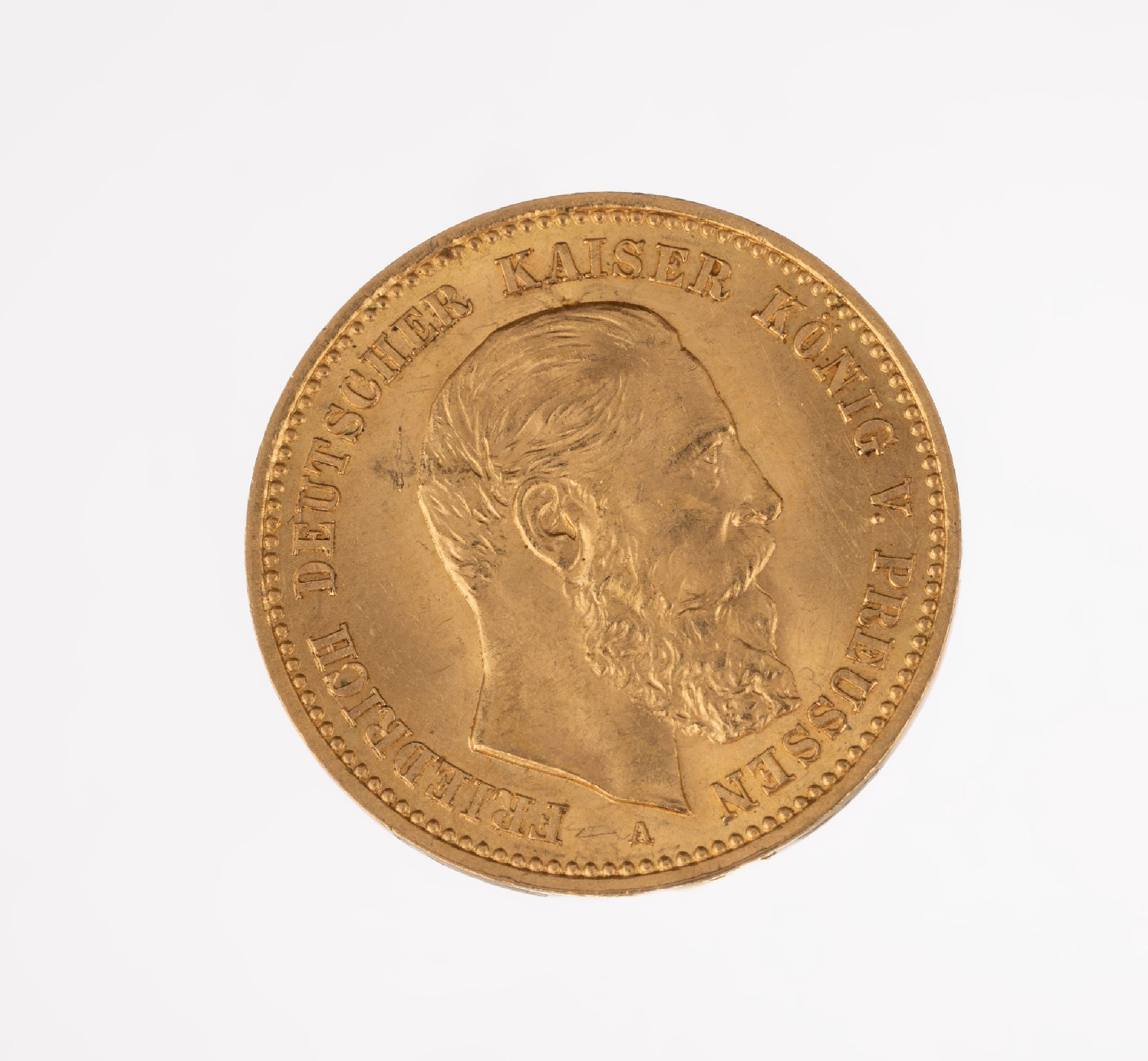 10 Mark Goldmünze, Deutsches Reich, 1888, Friedrich, Deutscher Kaiser König von Preußen