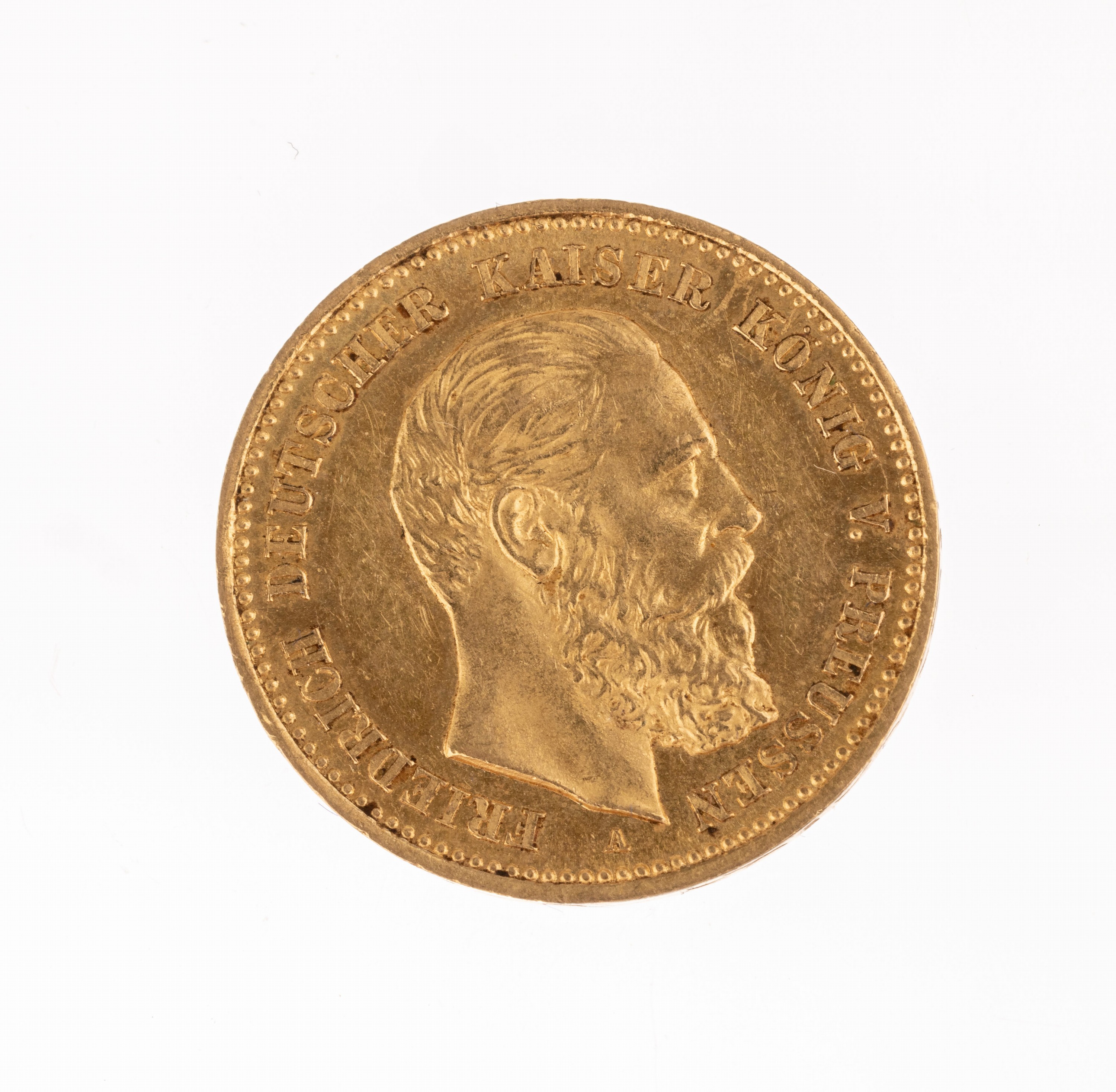 5 Mark Goldmünze, Deutsches Reich, 1888, Friedrich, Deutscher Kaiser König von Preußen