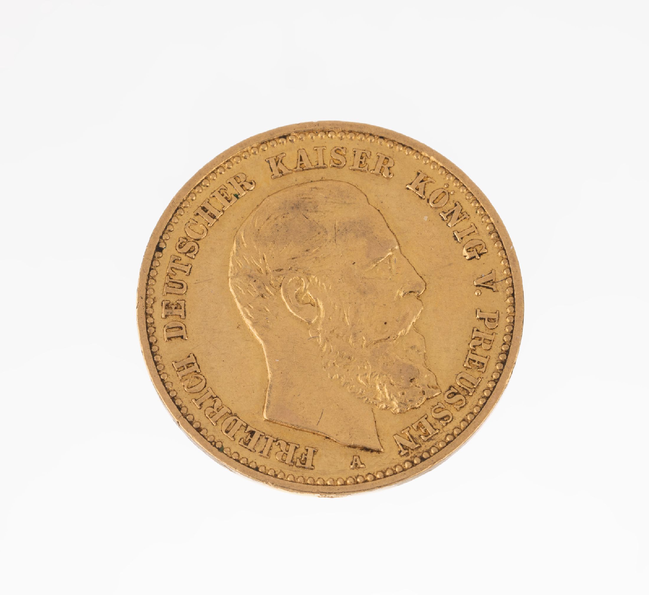 5 Mark Goldmünze, Deutsches Reich, 1888, Friedrich, Deutscher Kaiser König von Preußen