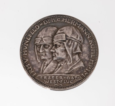 Image 26739289 - Medaille "Ozean-Flug der Bremen", 1928