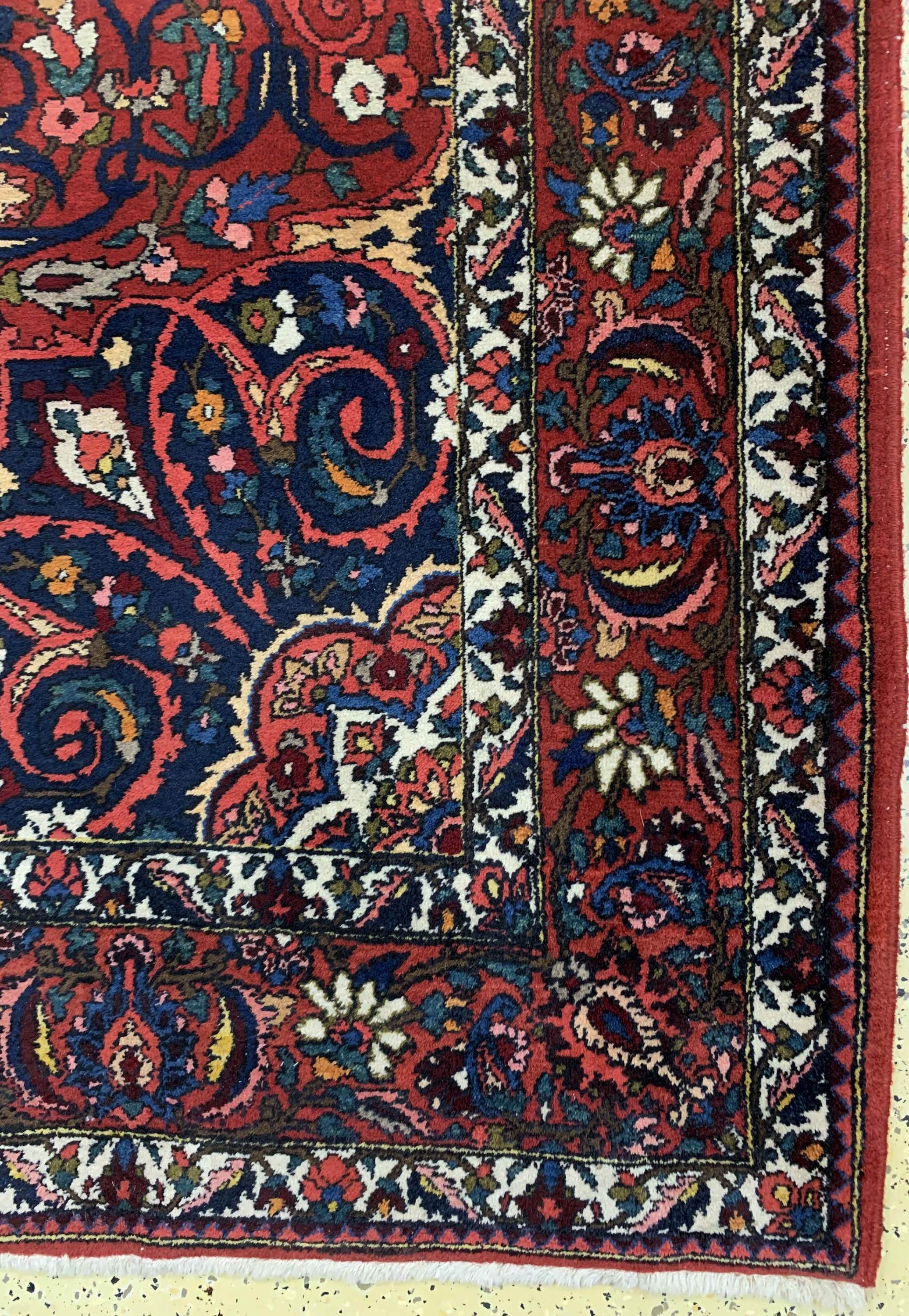 Detail a: Bachtiar, Persien, um 1960, Wolle auf Baumwolle, ca. 306 x 216 cm, EHZ: 2-3