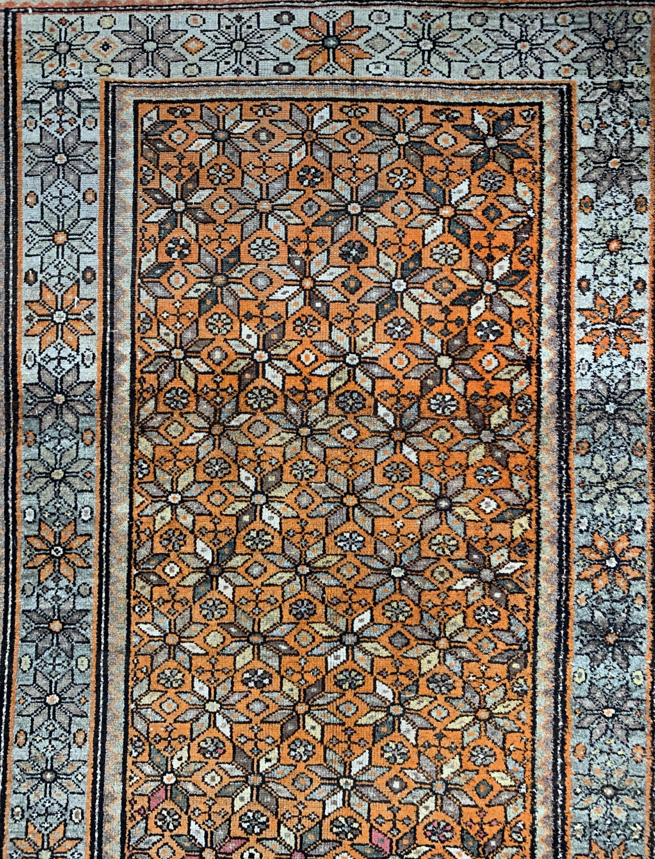Detail a: Hamadan alt, Persien, um 1940, Wolle auf Baumwolle, ca. 313 x 104 cm, EHZ: 2-3