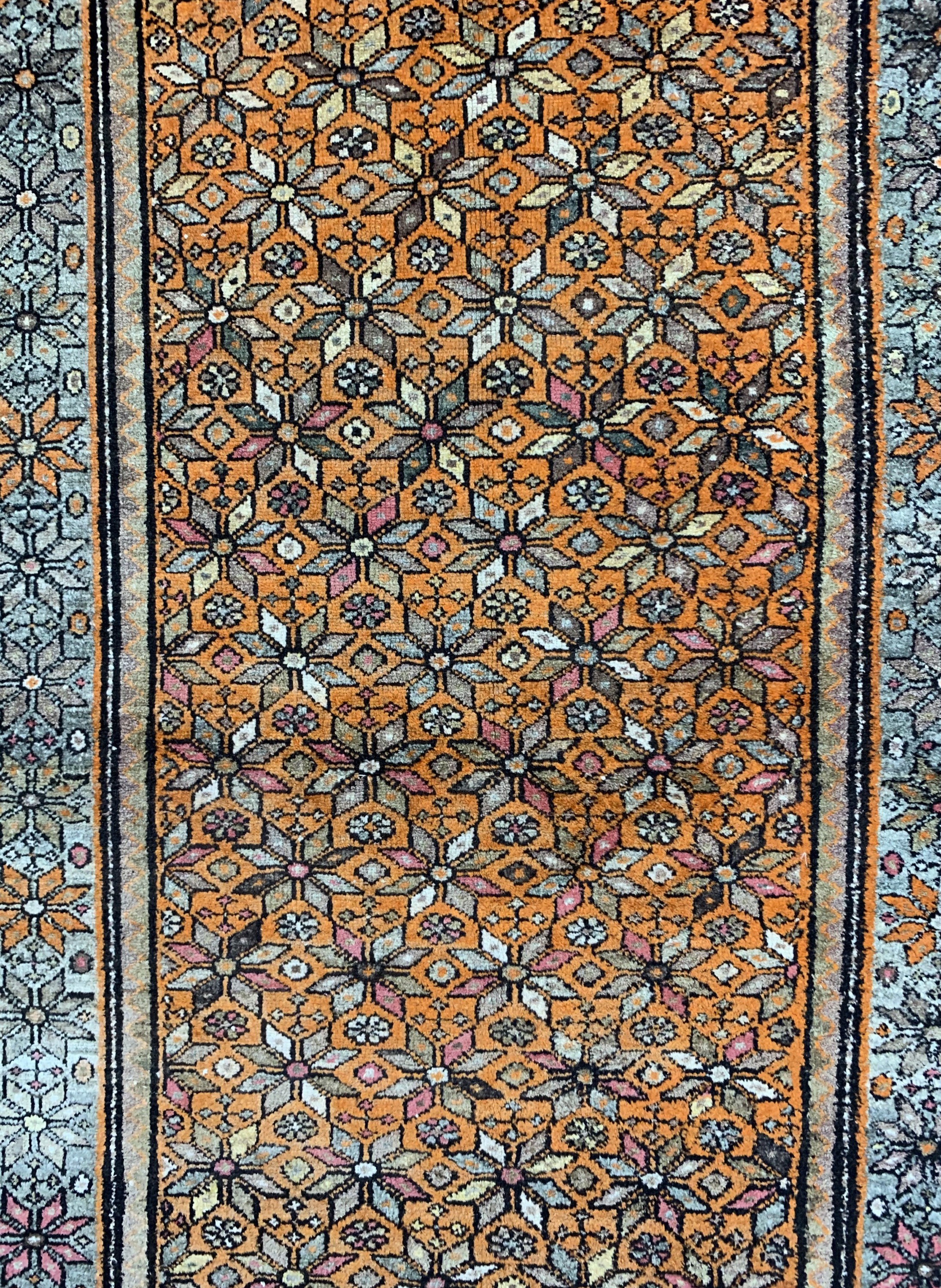 Detail b: Hamadan alt, Persien, um 1940, Wolle auf Baumwolle, ca. 313 x 104 cm, EHZ: 2-3