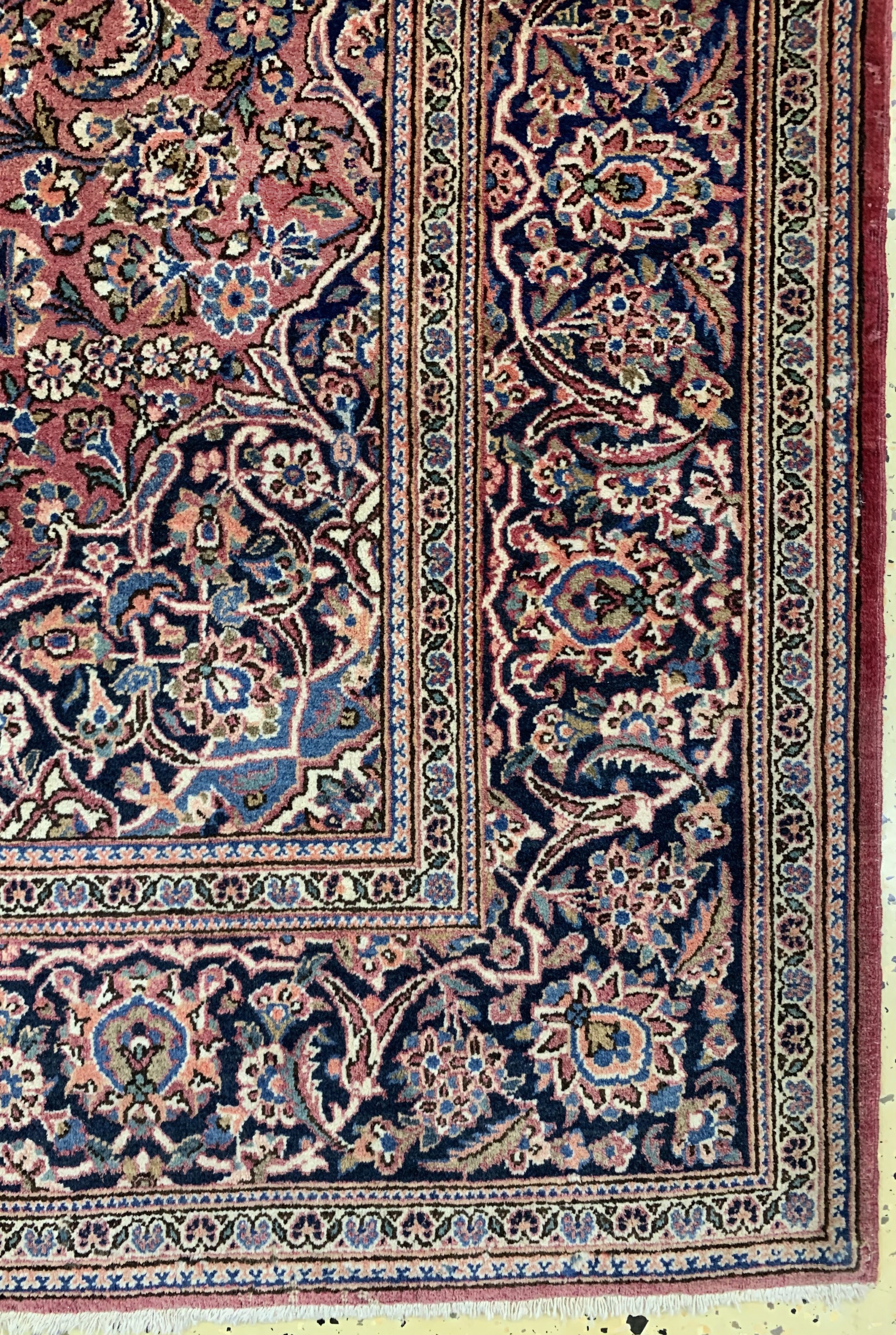 Detail a: Keschan Kork, Persien, um 1950, Korkwolle auf Baumwolle, ca. 210 x 137 cm, EHZ: 2