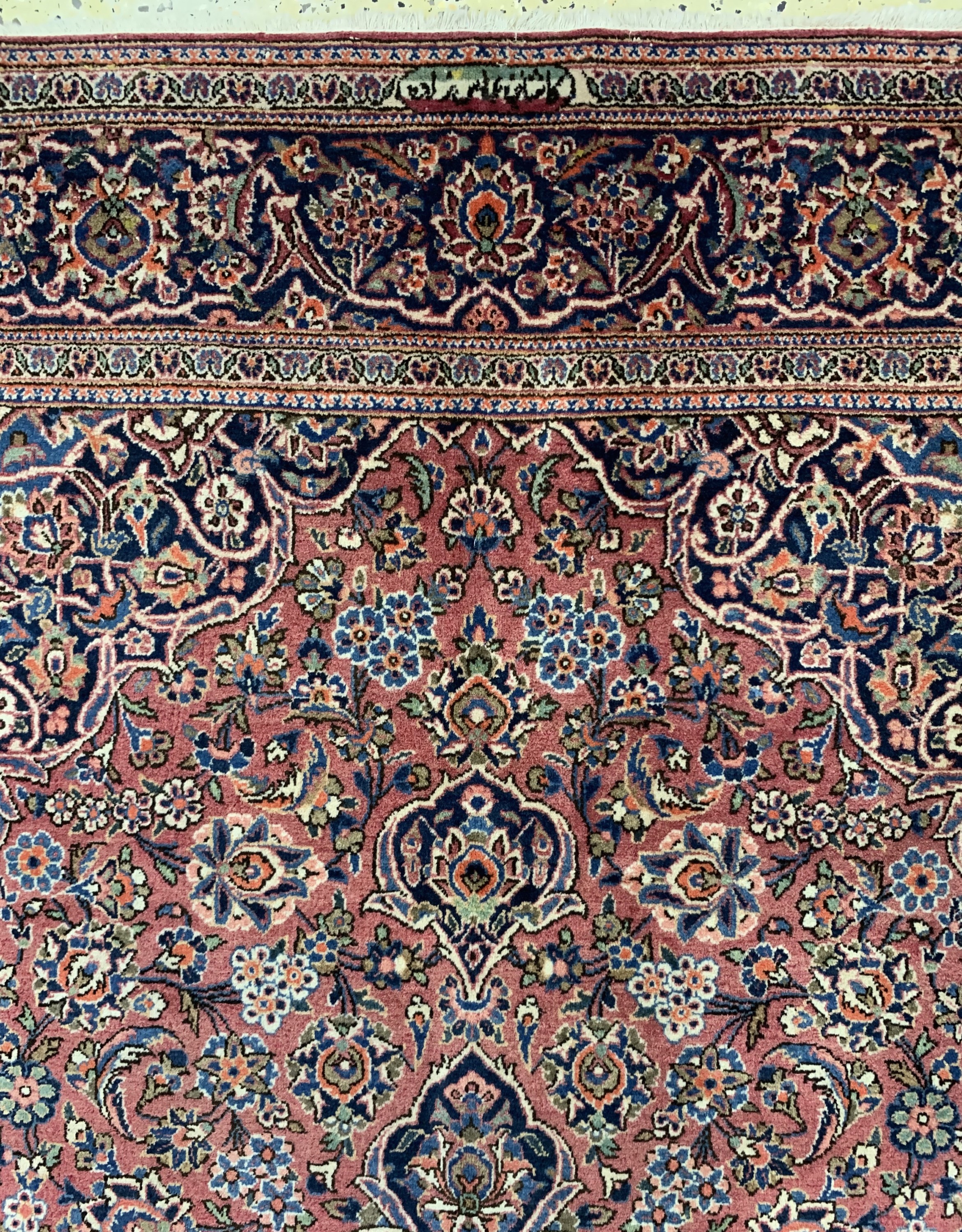 Detail c: Keschan Kork, Persien, um 1950, Korkwolle auf Baumwolle, ca. 210 x 137 cm, EHZ: 2