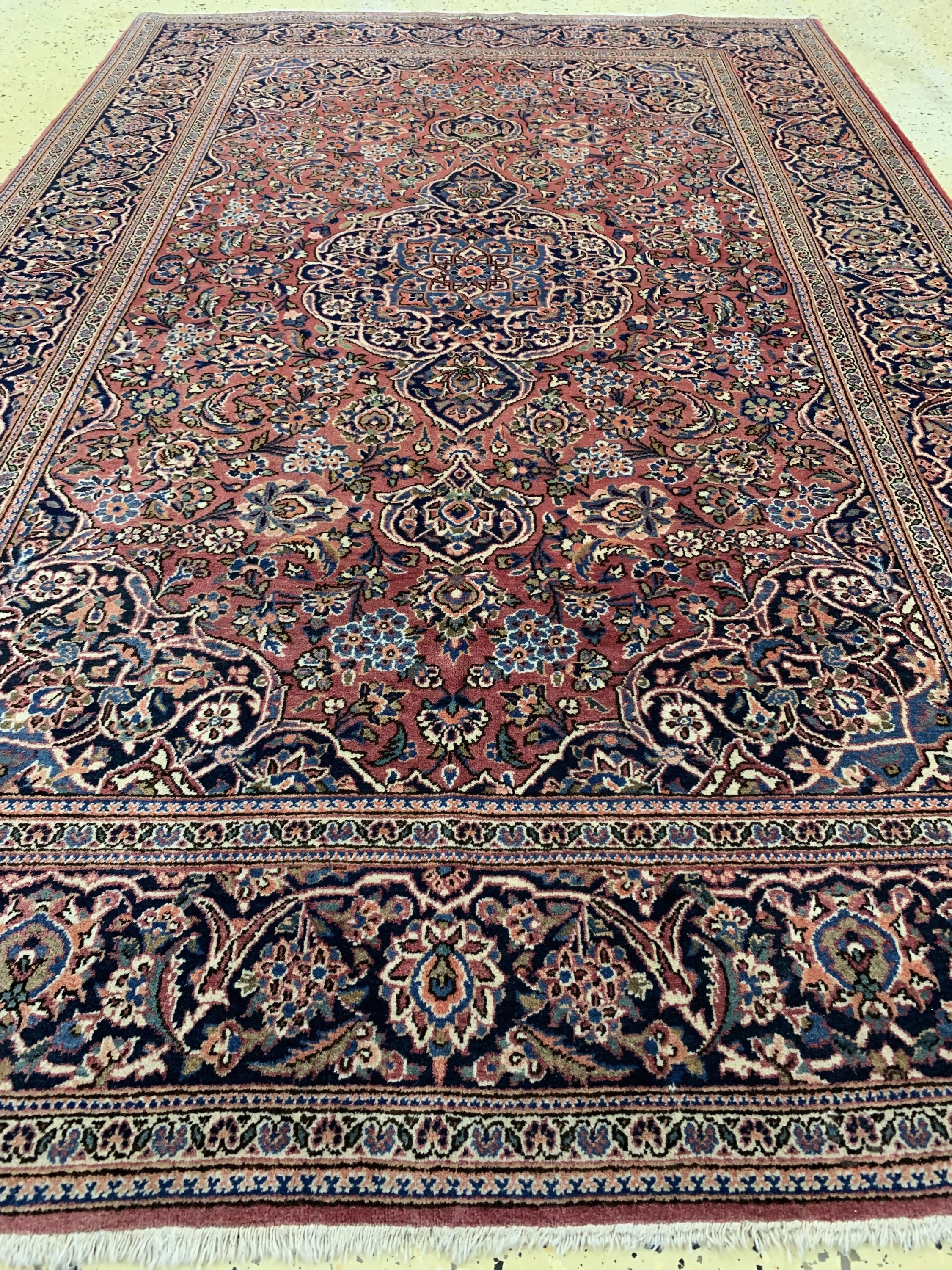 Detail d: Keschan Kork, Persien, um 1950, Korkwolle auf Baumwolle, ca. 210 x 137 cm, EHZ: 2