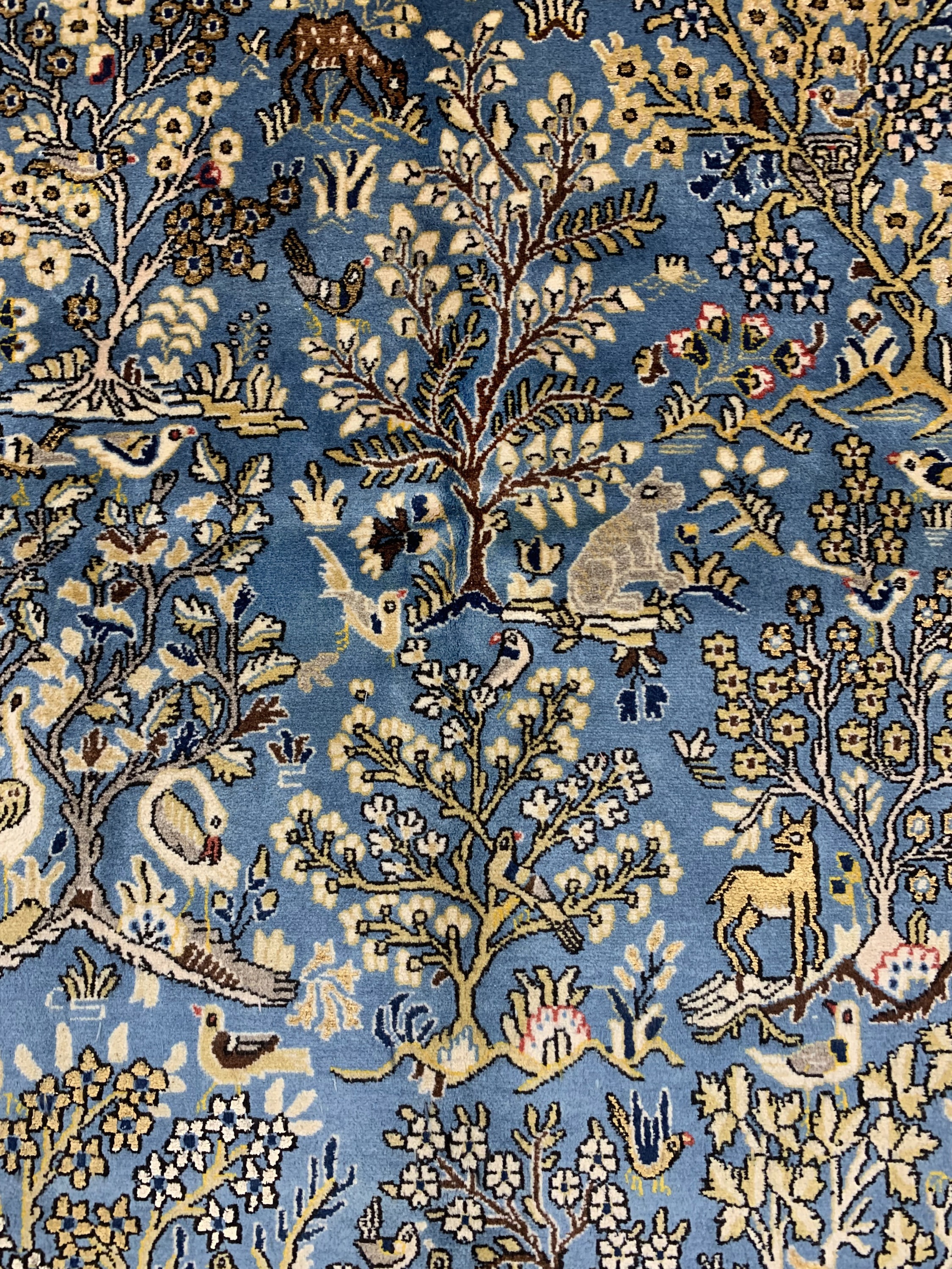 Detail b: Ghom alt, Persien, ca. 60 Jahre, Wolle mit Seide, ca. 213 x 130 cm, EHZ: 2