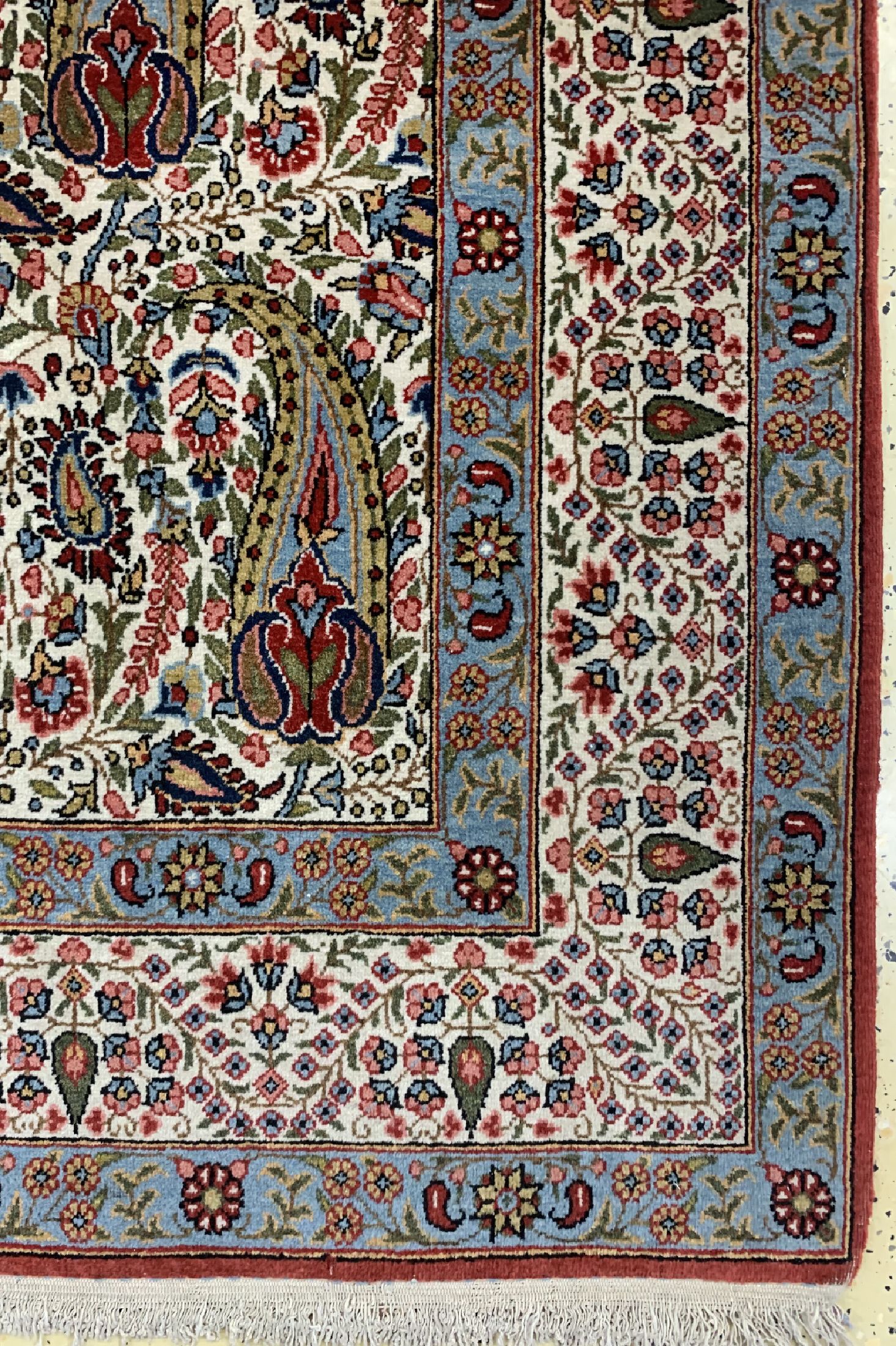 Detail a: Ghom Kork, Persien, um 1950, Korkwolle auf Baumwolle, ca. 210 x 140 cm, EHZ: 1-2
