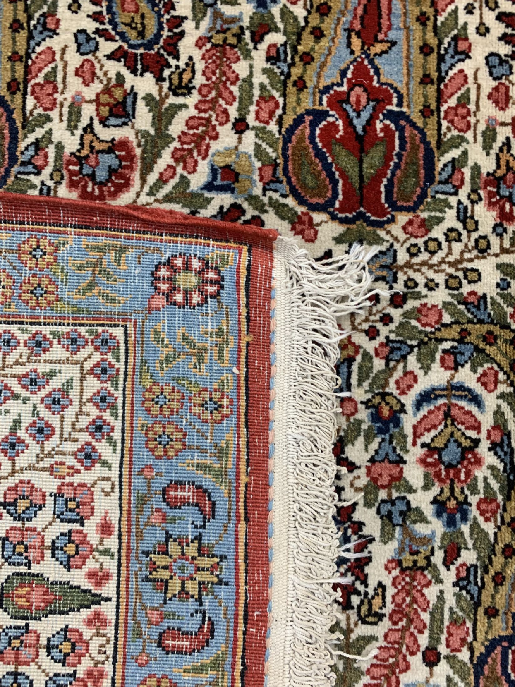 Detail e: Ghom Kork, Persien, um 1950, Korkwolle auf Baumwolle, ca. 210 x 140 cm, EHZ: 1-2