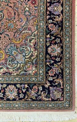 26740563a - Tabriz fine(50 Raj), Persia, approx. 50 years,corkwool with silk, approx. 193 x 142 cm, condition: 2. Rugs, Carpets & Flatweaves