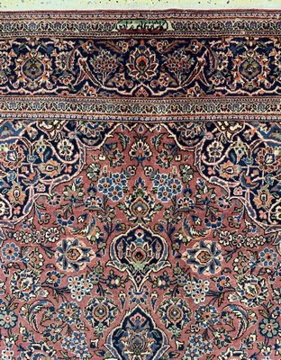 26740567c - Kashan cork, Persia, around 1950, corkwool on cotton, approx. 210 x 137 cm, condition: 2. Rugs, Carpets & Flatweaves