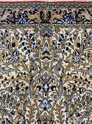 26740572c - Qum old, Persia, around 1960, wool with silk, approx. 163 x 103 cm, condition: 2. Rugs, Carpets & Flatweaves