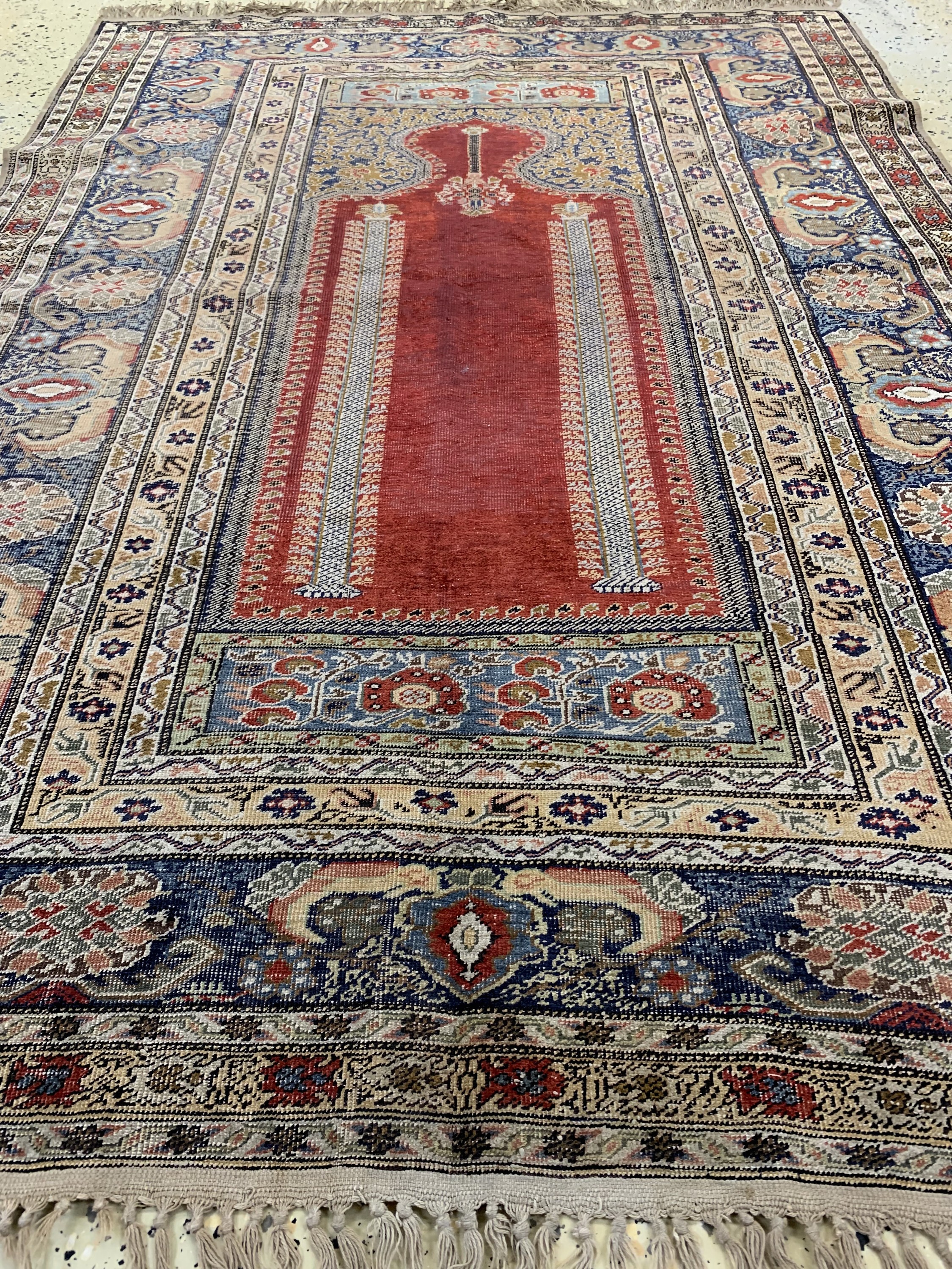 Detail c: Antiker Kayseri, Türkei, um 1900, Baumwolle, ca. 180 x 125 cm, EHZ: 3-4