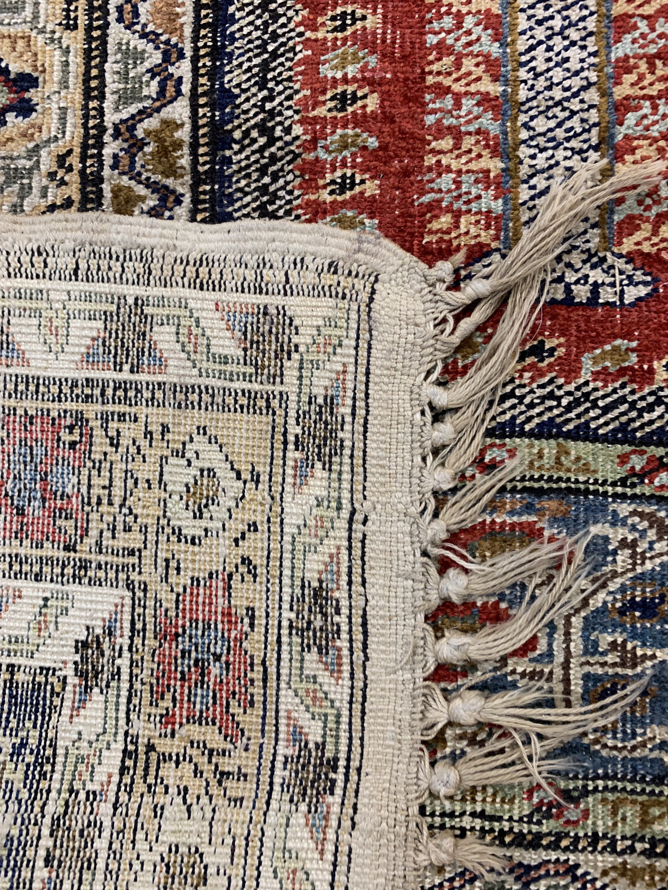 Detail d: Antiker Kayseri, Türkei, um 1900, Baumwolle, ca. 180 x 125 cm, EHZ: 3-4