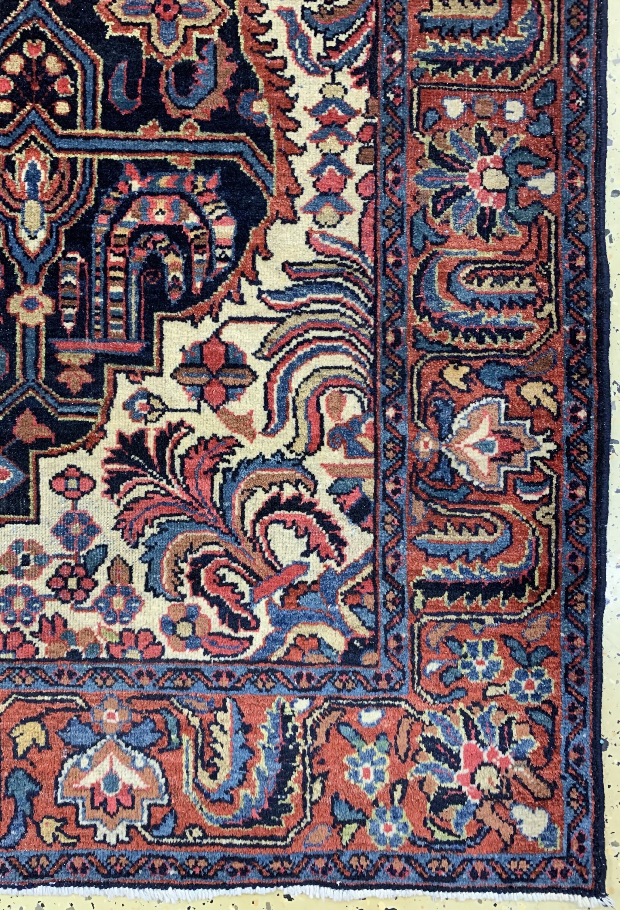 Detail a: Sarogh Mahal antik, Persien, um 1910/1920, Wolle auf Baumwolle, ca. 205 x 138 cm, EHZ: 3