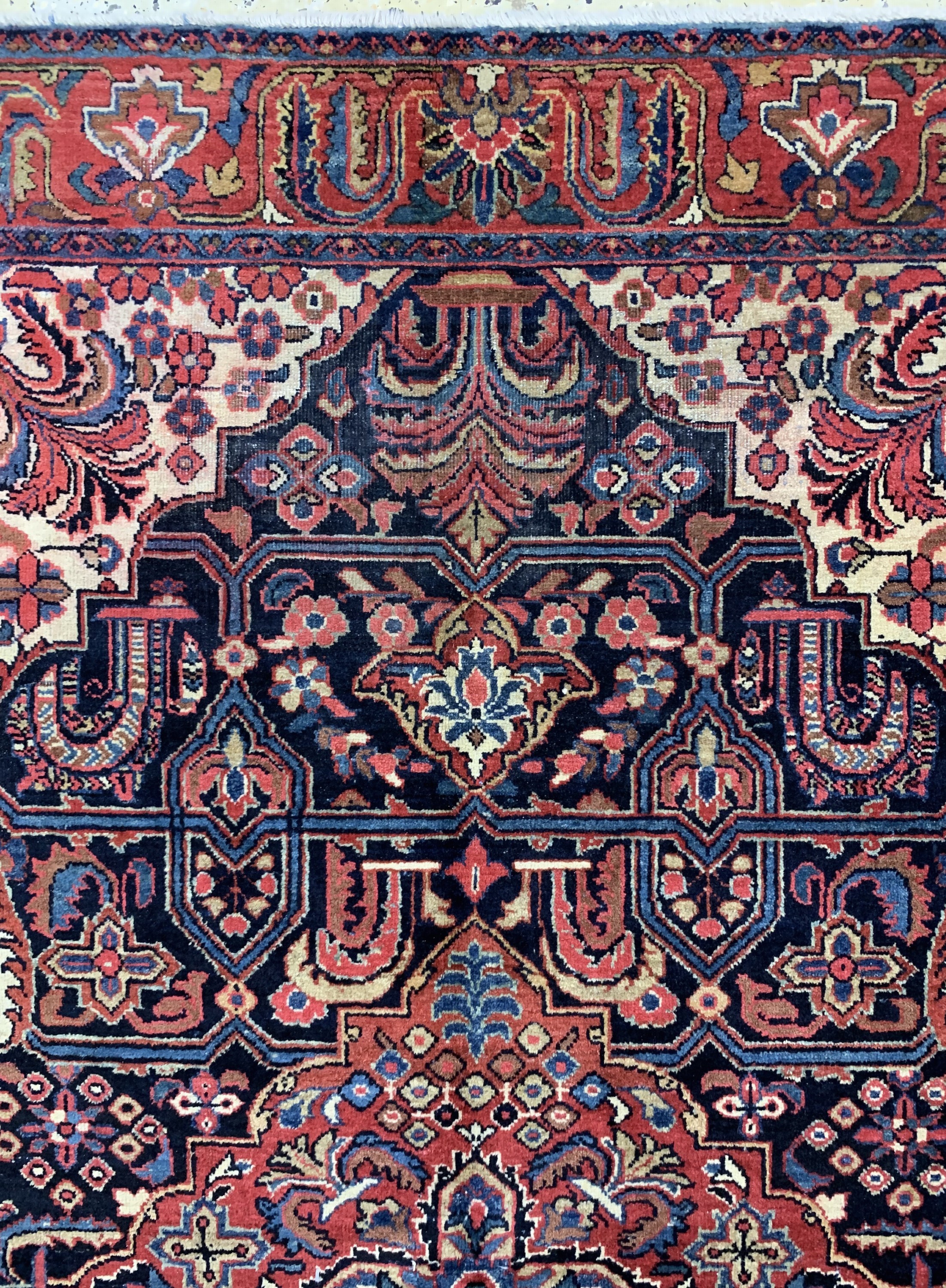 Detail c: Sarogh Mahal antik, Persien, um 1910/1920, Wolle auf Baumwolle, ca. 205 x 138 cm, EHZ: 3