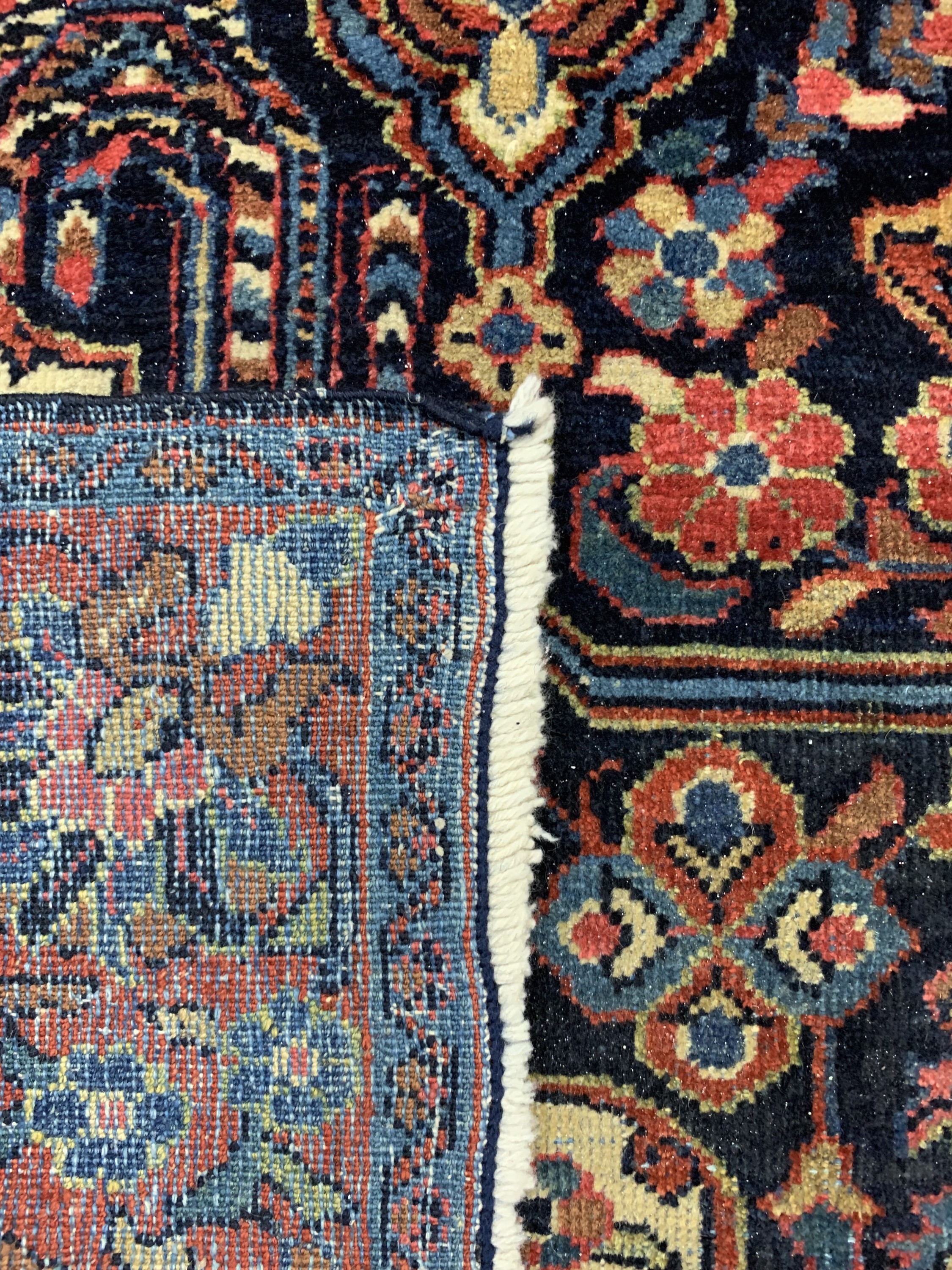 Detail e: Sarogh Mahal antik, Persien, um 1910/1920, Wolle auf Baumwolle, ca. 205 x 138 cm, EHZ: 3