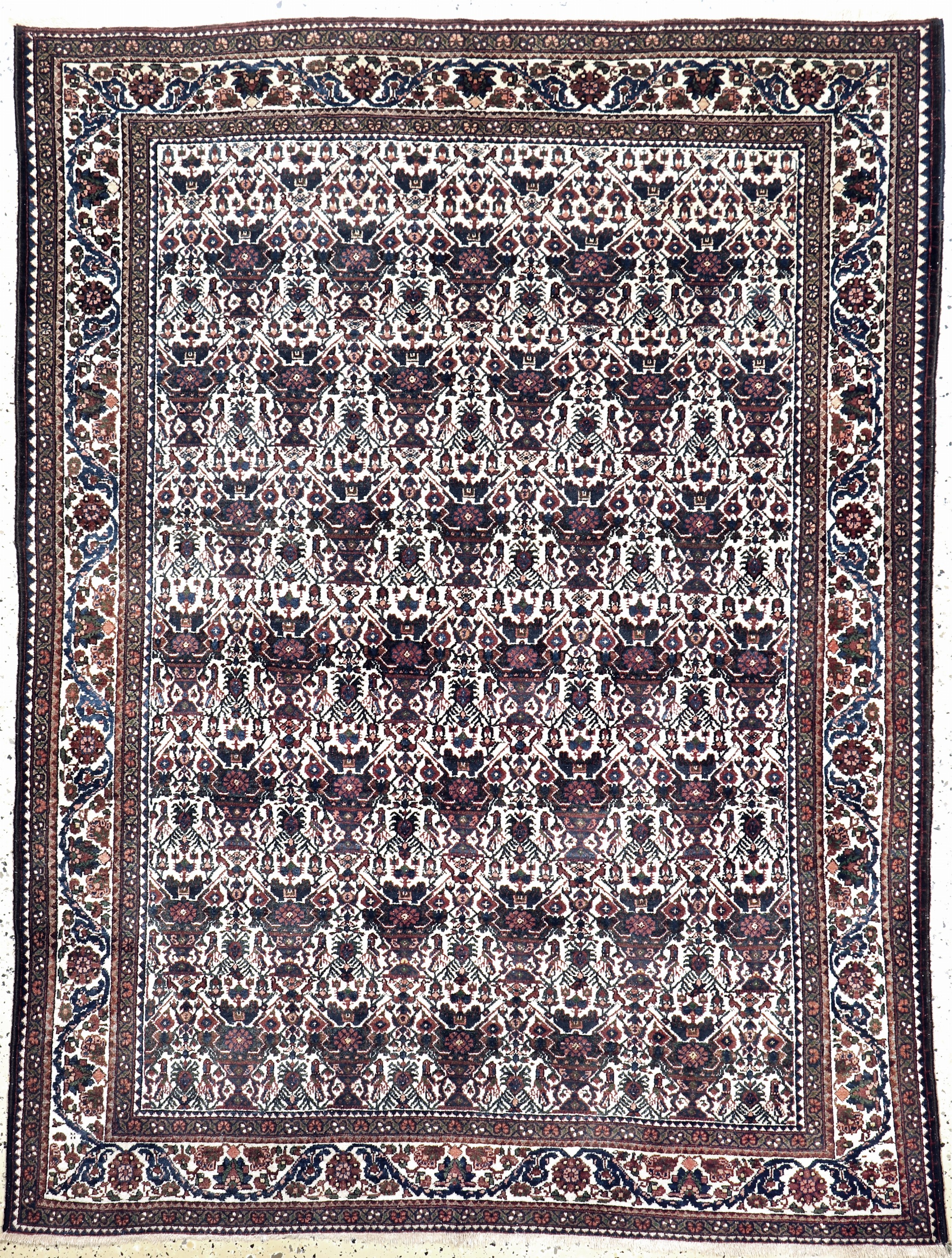Afschar alt, Persien, Anfang 20.Jhd, Wolle auf Baumwolle, ca. 200 x 155 cm, EHZ: 2