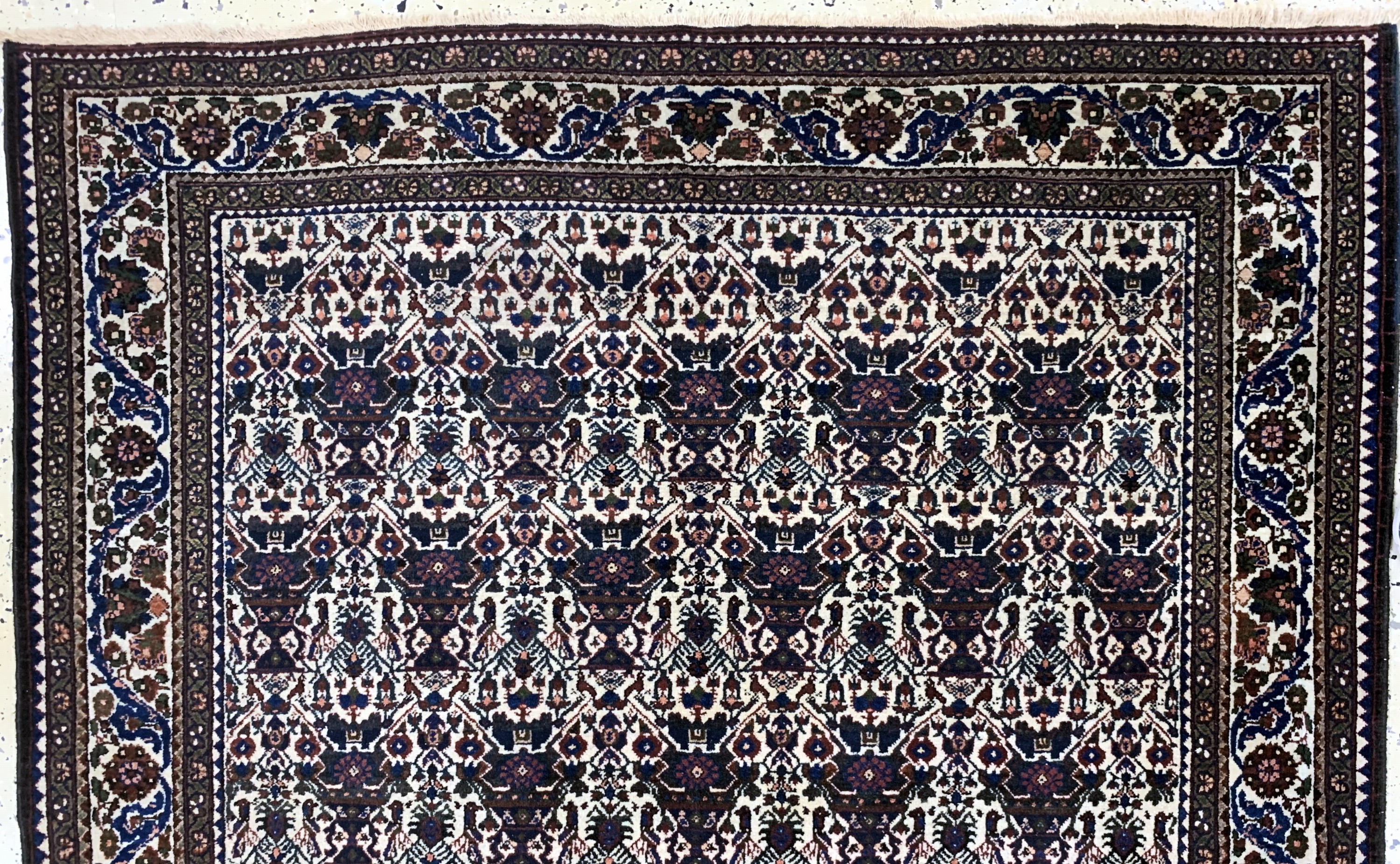 Detail a: Afschar alt, Persien, Anfang 20.Jhd, Wolle auf Baumwolle, ca. 200 x 155 cm, EHZ: 2