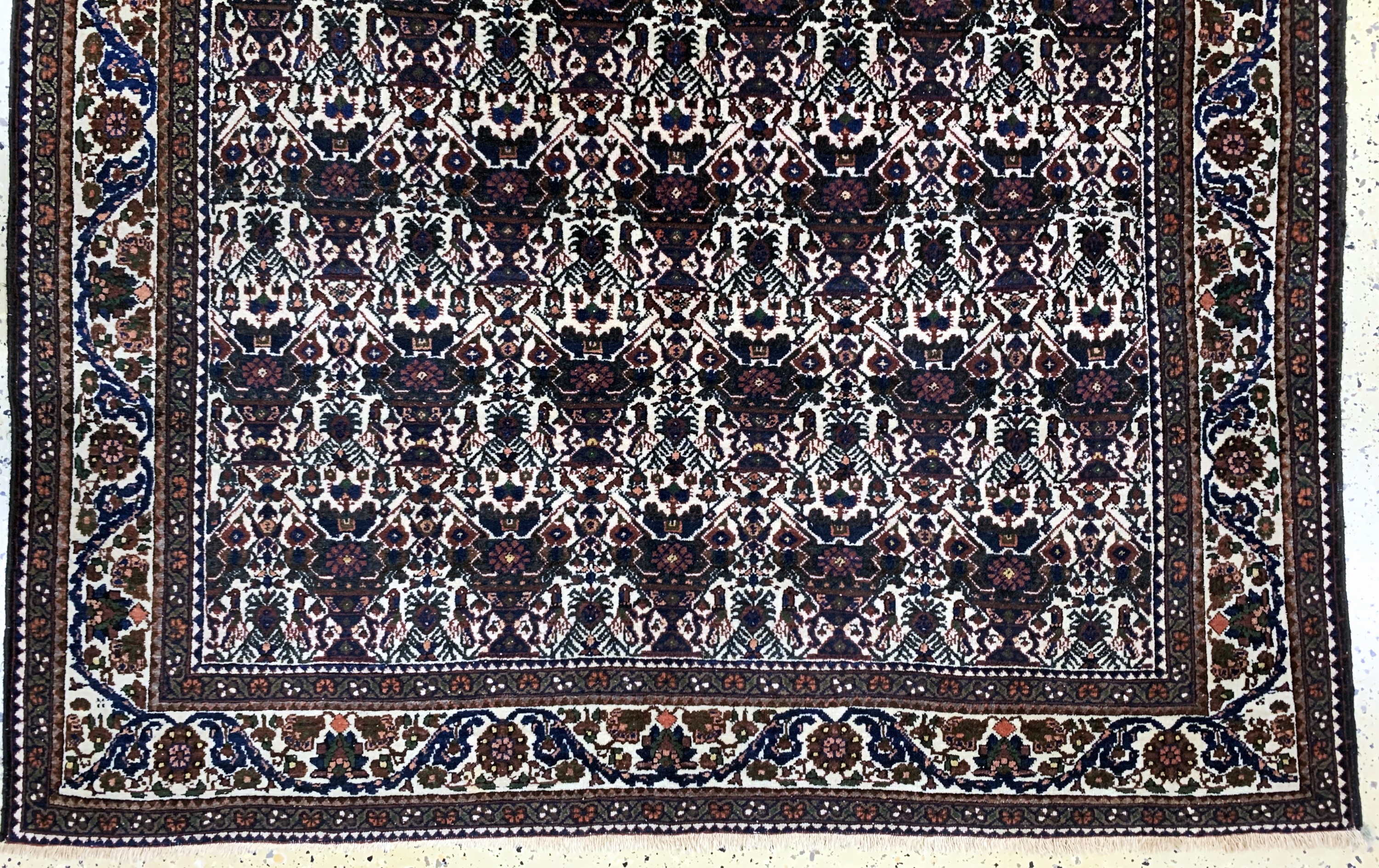 Detail c: Afschar alt, Persien, Anfang 20.Jhd, Wolle auf Baumwolle, ca. 200 x 155 cm, EHZ: 2
