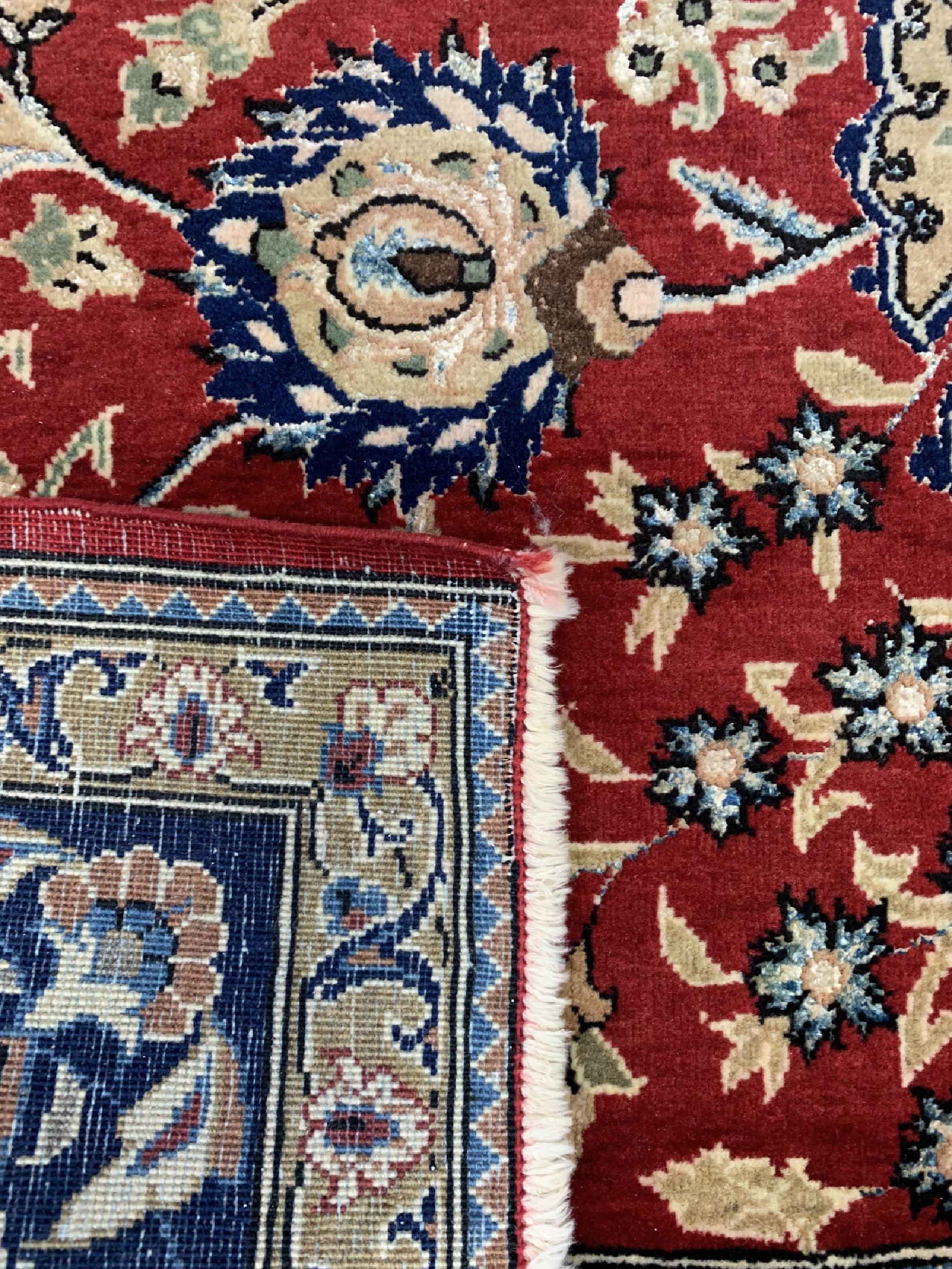 Detail f: Ghom Kork alt, Persien, um 1950, Korkwolle mit Seide, ca. 205 x 138 cm, EHZ: 2