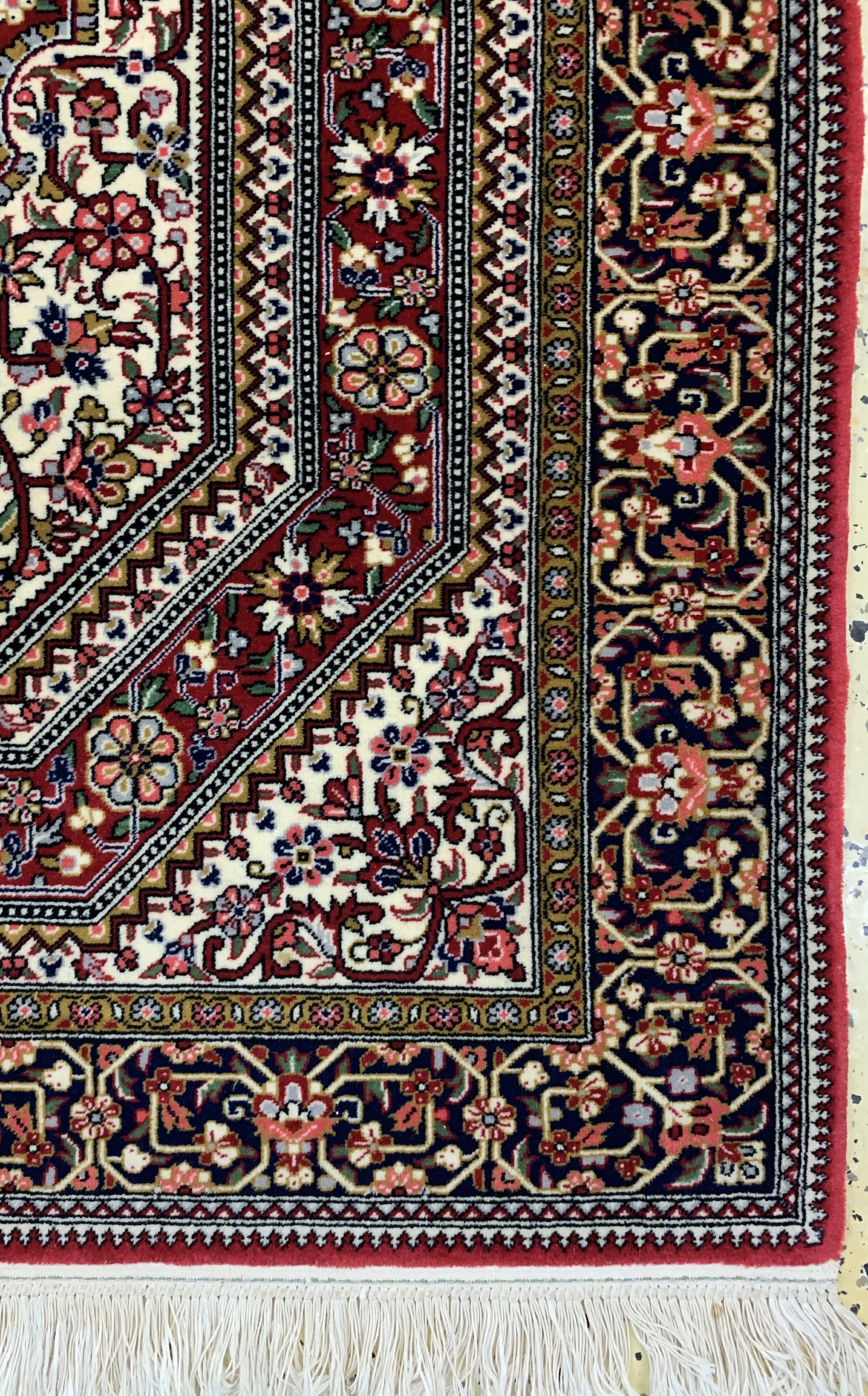 Detail a: Ghom Kork, China, ca. 50 Jahre, Korkwolle auf Baumwolle, ca. 156 x 94 cm, EHZ: 1-2