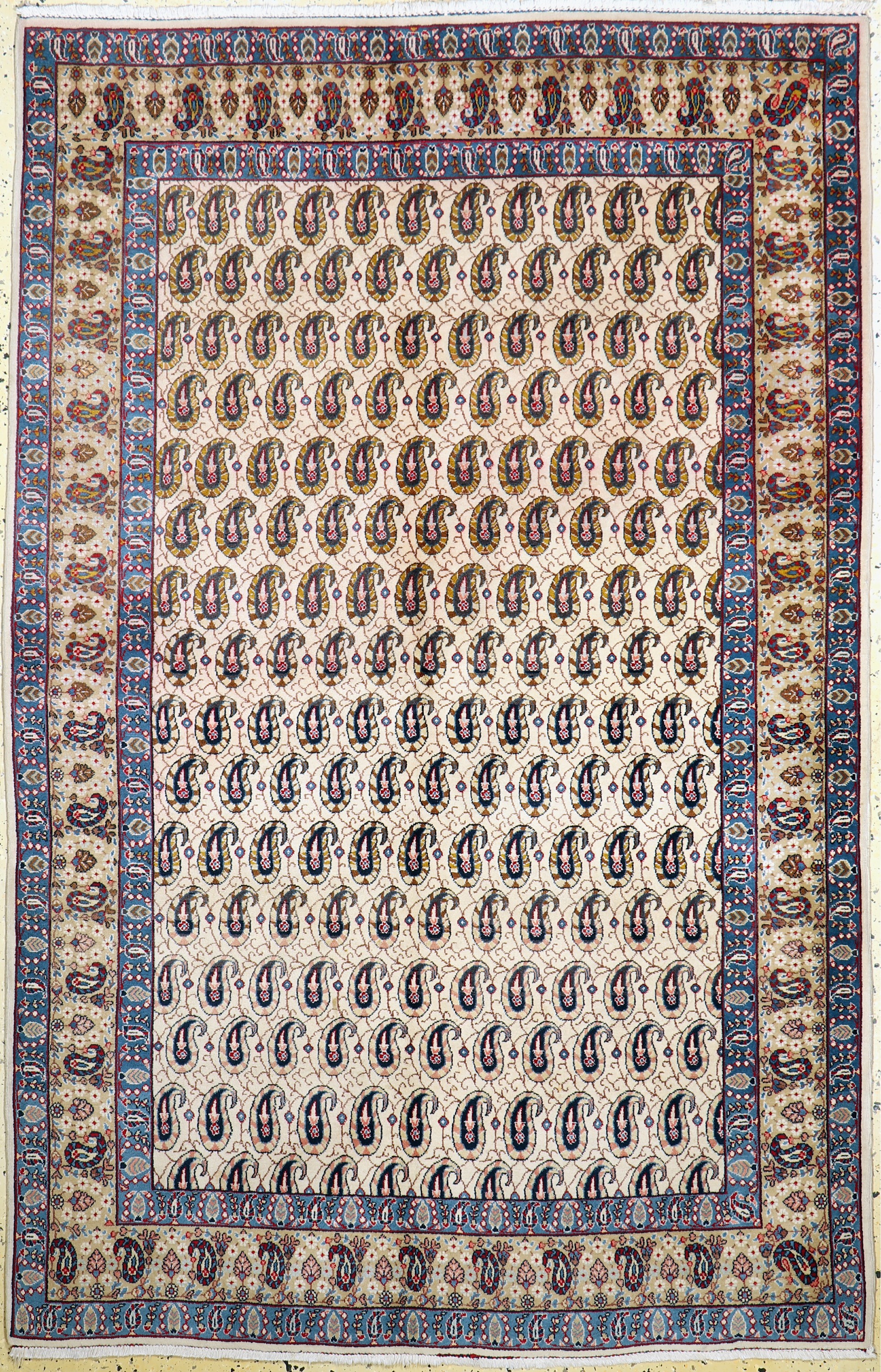 Keschan Kork alt, Persien, um 1950, Korkwolle auf Baumwolle, ca. 211 x 137 cm, EHZ: 2