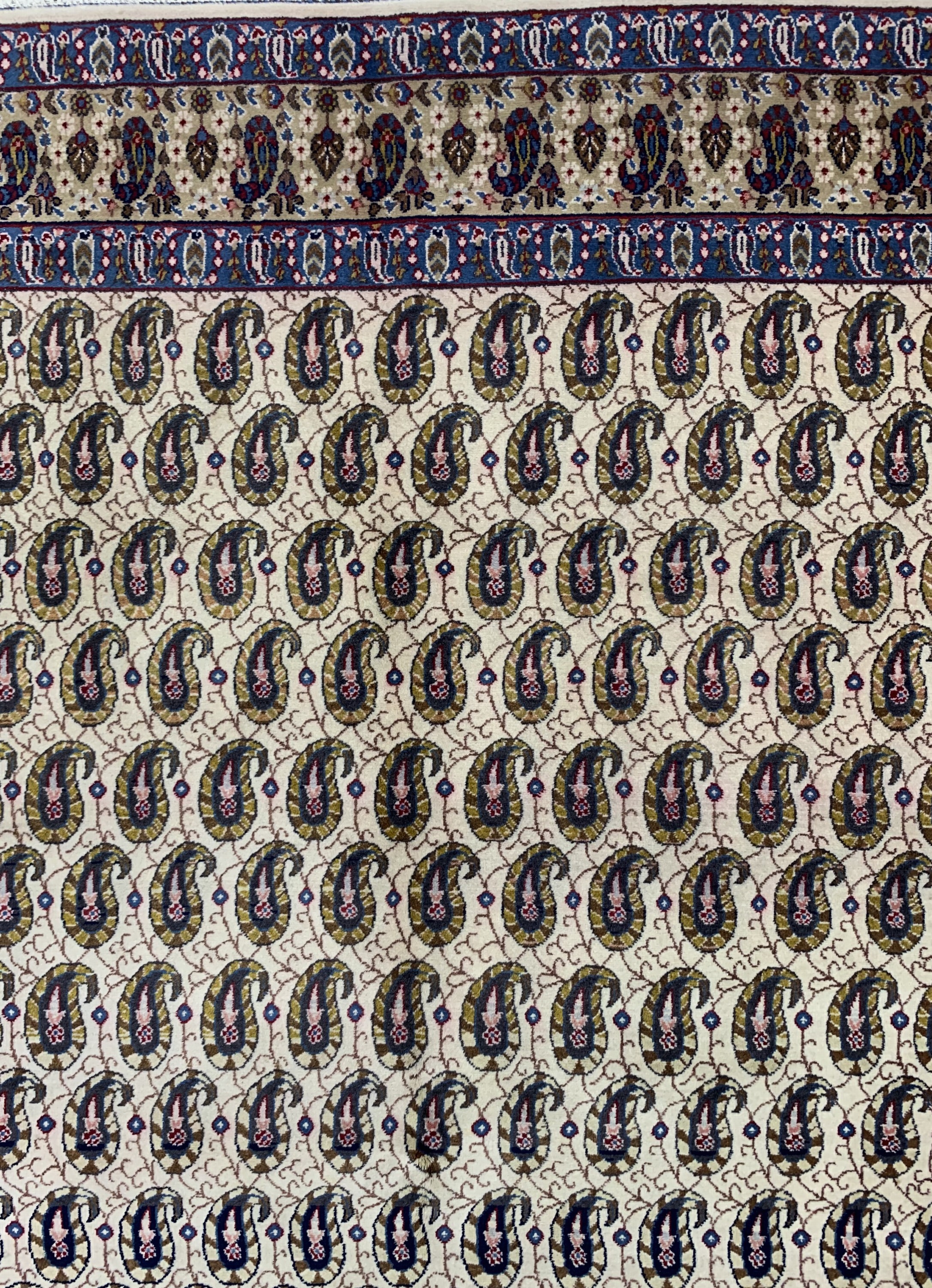 Detail b: Keschan Kork alt, Persien, um 1950, Korkwolle auf Baumwolle, ca. 211 x 137 cm, EHZ: 2