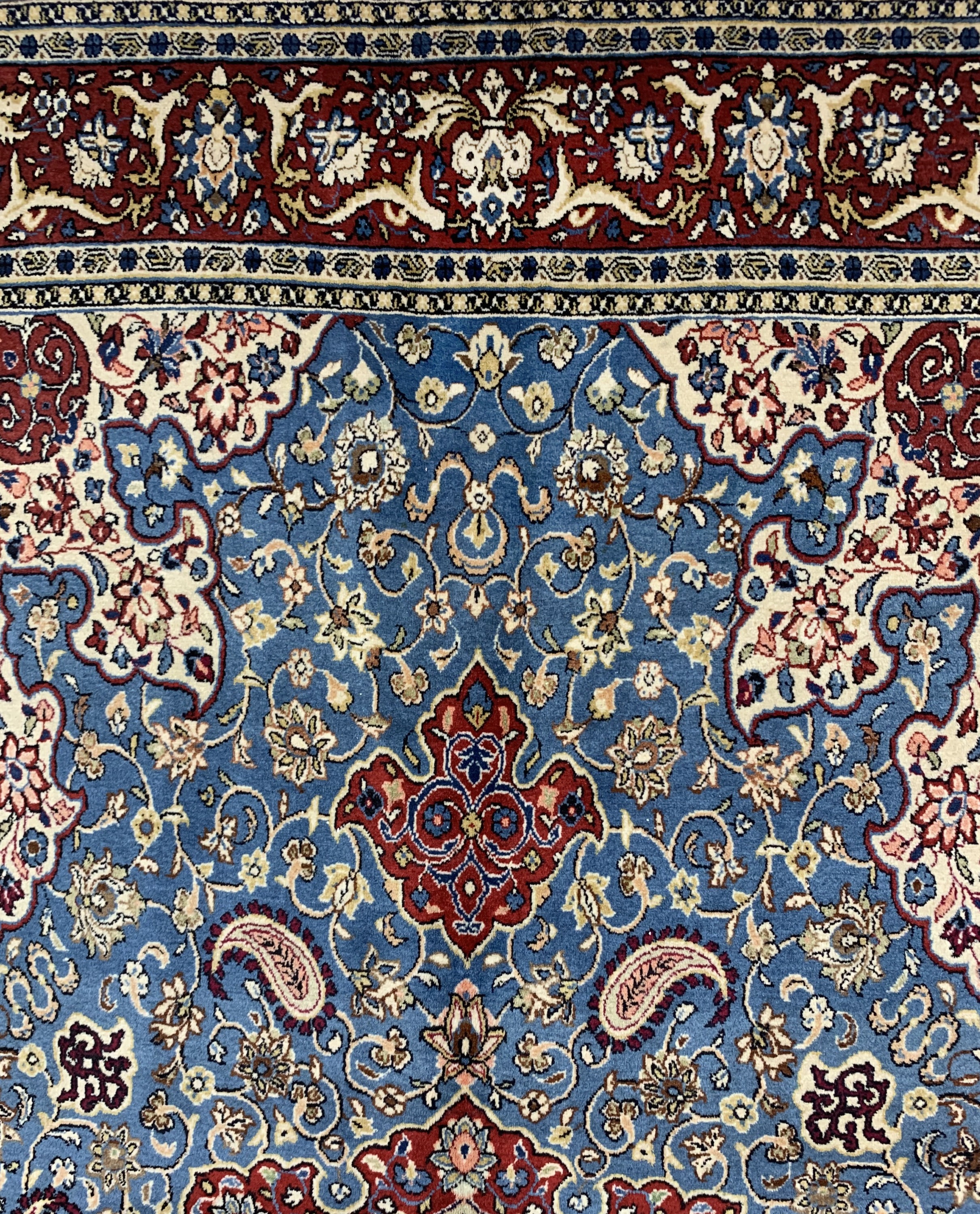 Detail c: Sarogh Ghiasabad fein, Persien, um 1960, Wolle auf Baumwolle, ca. 211 x 124 cm, EHZ: 2