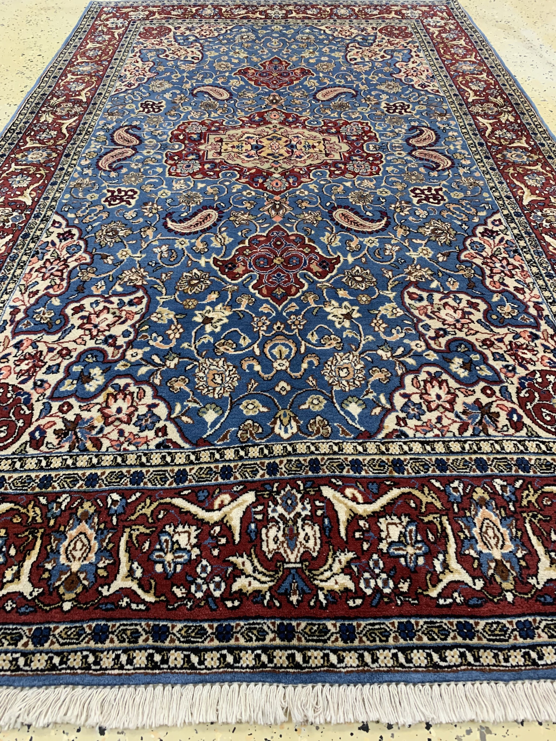 Detail d: Sarogh Ghiasabad fein, Persien, um 1960, Wolle auf Baumwolle, ca. 211 x 124 cm, EHZ: 2