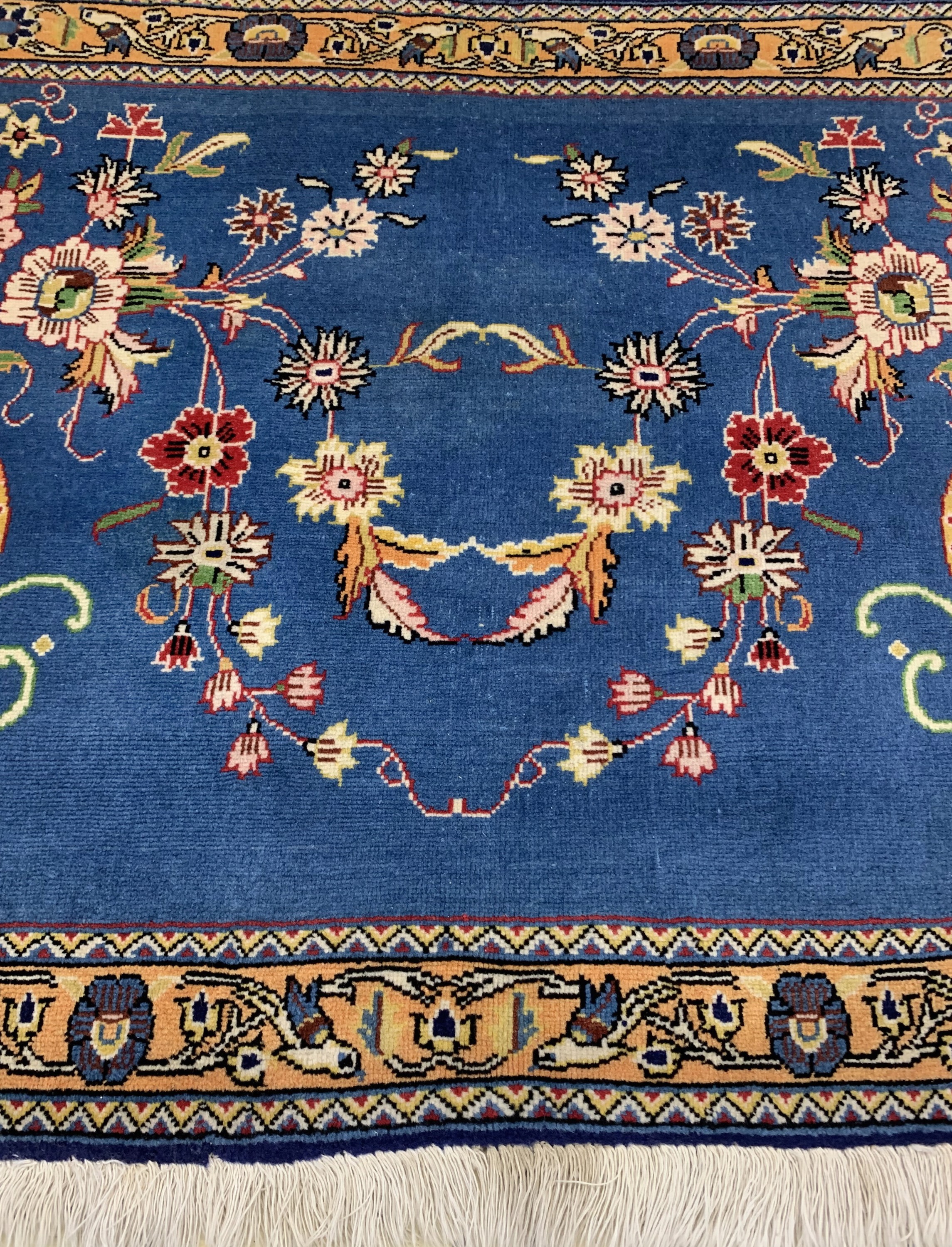 Detail c: Ghom Kork, Persien, ca. 50 Jahre, Korkwollemit Seide, ca. 140 x 70 cm, EHZ: 2-3