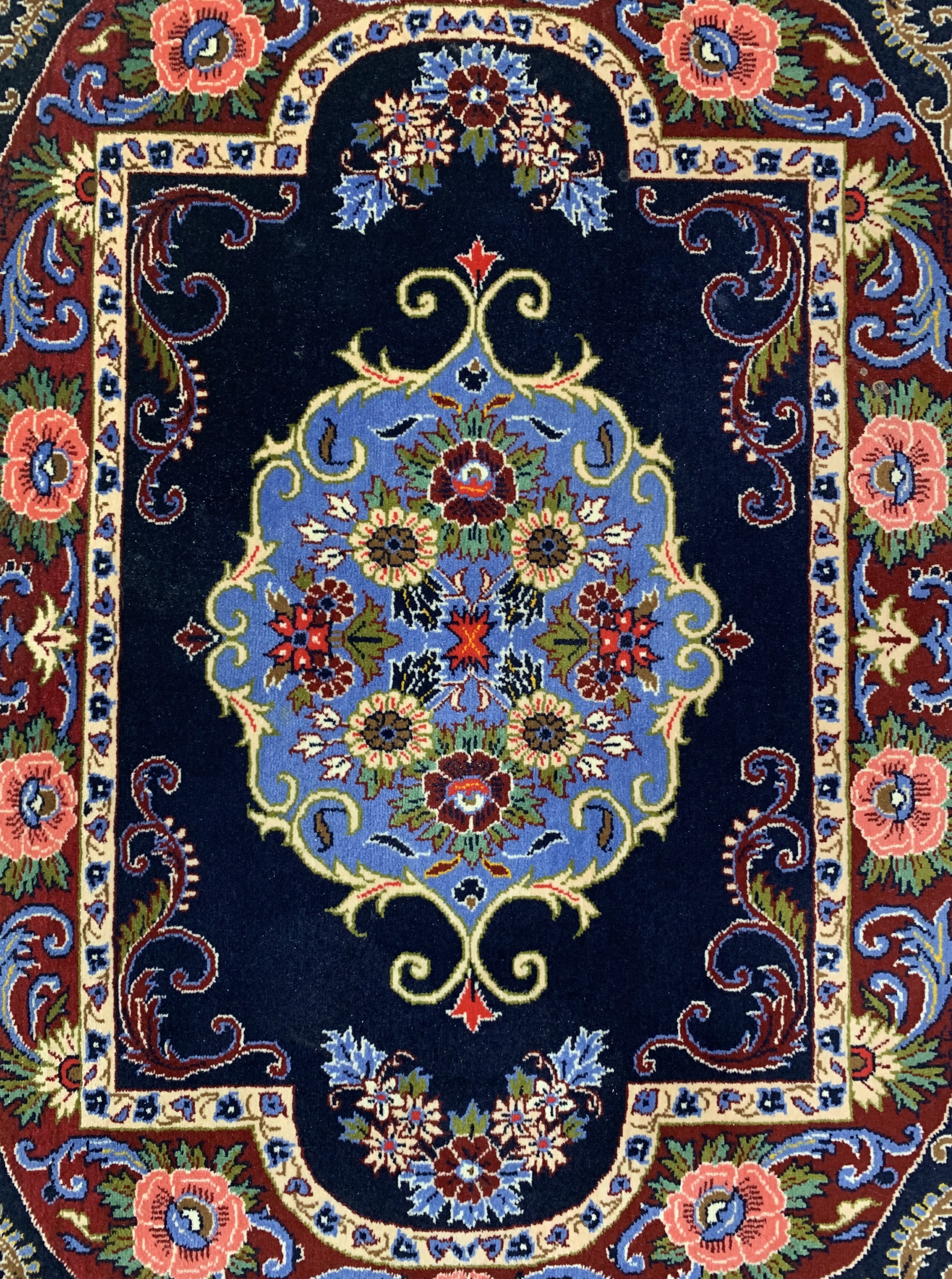 Detail a: Konvolut aus Täbriz fein, Persien, ca. 50 Jahre, Korkwolle mit Seide, ca. 121 x 80 cm, Keschan alt, Persien, Wolle auf Baumwolle, ca. 103 x 70 cm, ...