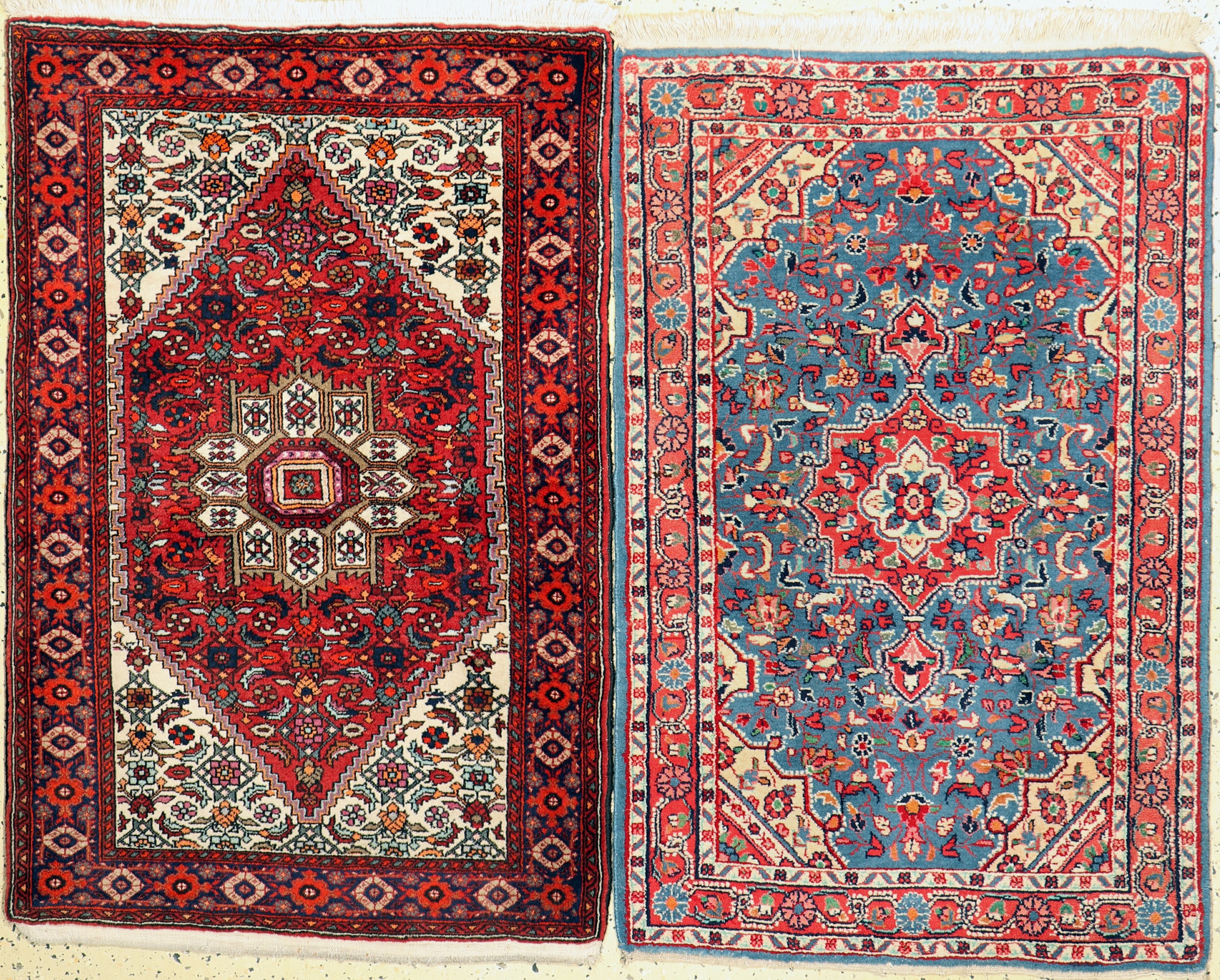Konvolut Gholtogh & Sarogh, Persien, ca. 50Jahre, Wolle auf Baumwolle, ca. 123 x 79 cm, EHZ: 2