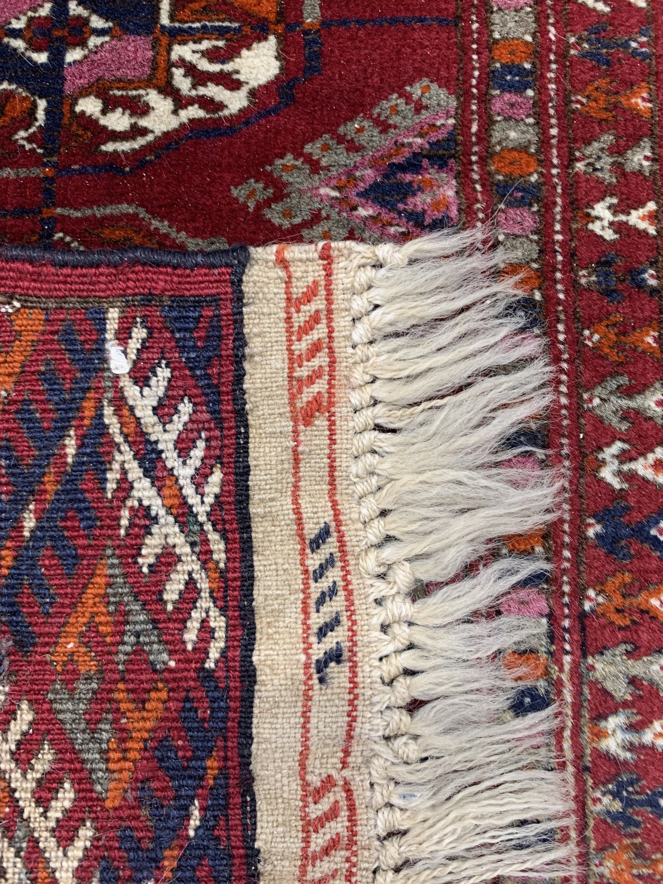 Detail f: Konvolut 4 Poschti, Seiden Mauri Afganistan, ca. 90 x 60 cm, Buchara & Eriwan, Russland, ca. 90 x 60 cm, Sumakh, Persien, ca. 90 x 60 cm, EHZ: 2