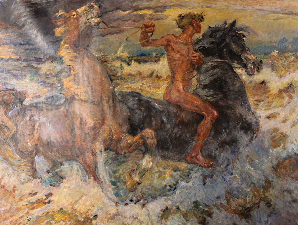 Wilhelm Heinrich Focke, 1878-1974 Bremen, Maler, Bildhauer, Flugzeugpionier, Erfinder, Poet und Fußballpionier, Studium an den Akademien ...