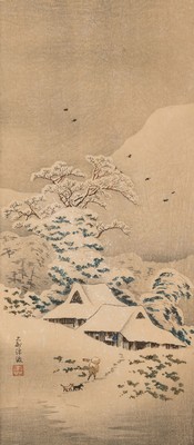 Image Hiroaki Takahashi Shotei, 1871 Tokyo-1945, Japanese woodcut artist, color woodcut with ...