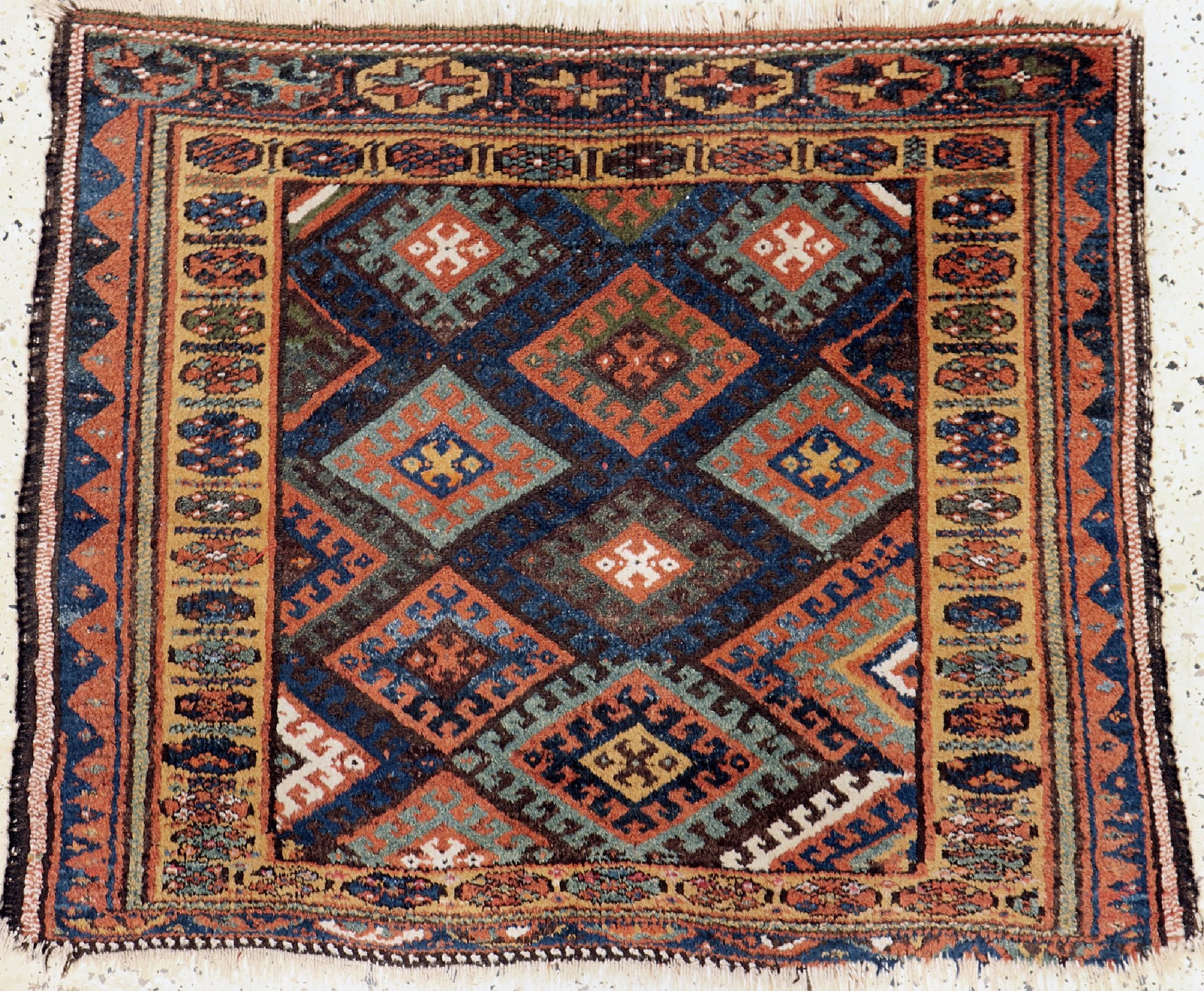 Jaf antik, Persien, um 1900, Wolle auf Wolle, ca. 80 x 102 cm, EHZ: 3