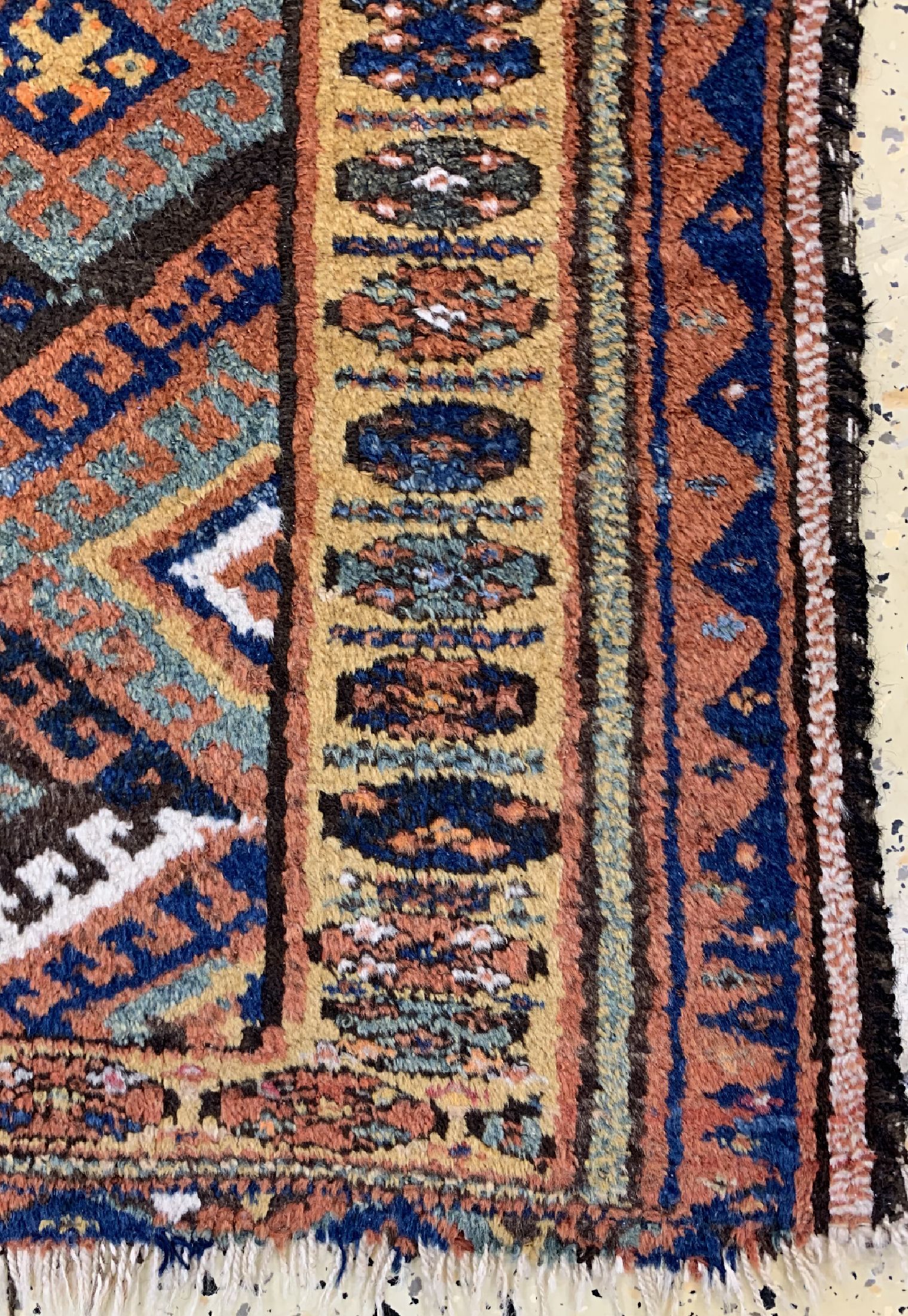 Detail a: Jaf antik, Persien, um 1900, Wolle auf Wolle, ca. 80 x 102 cm, EHZ: 3
