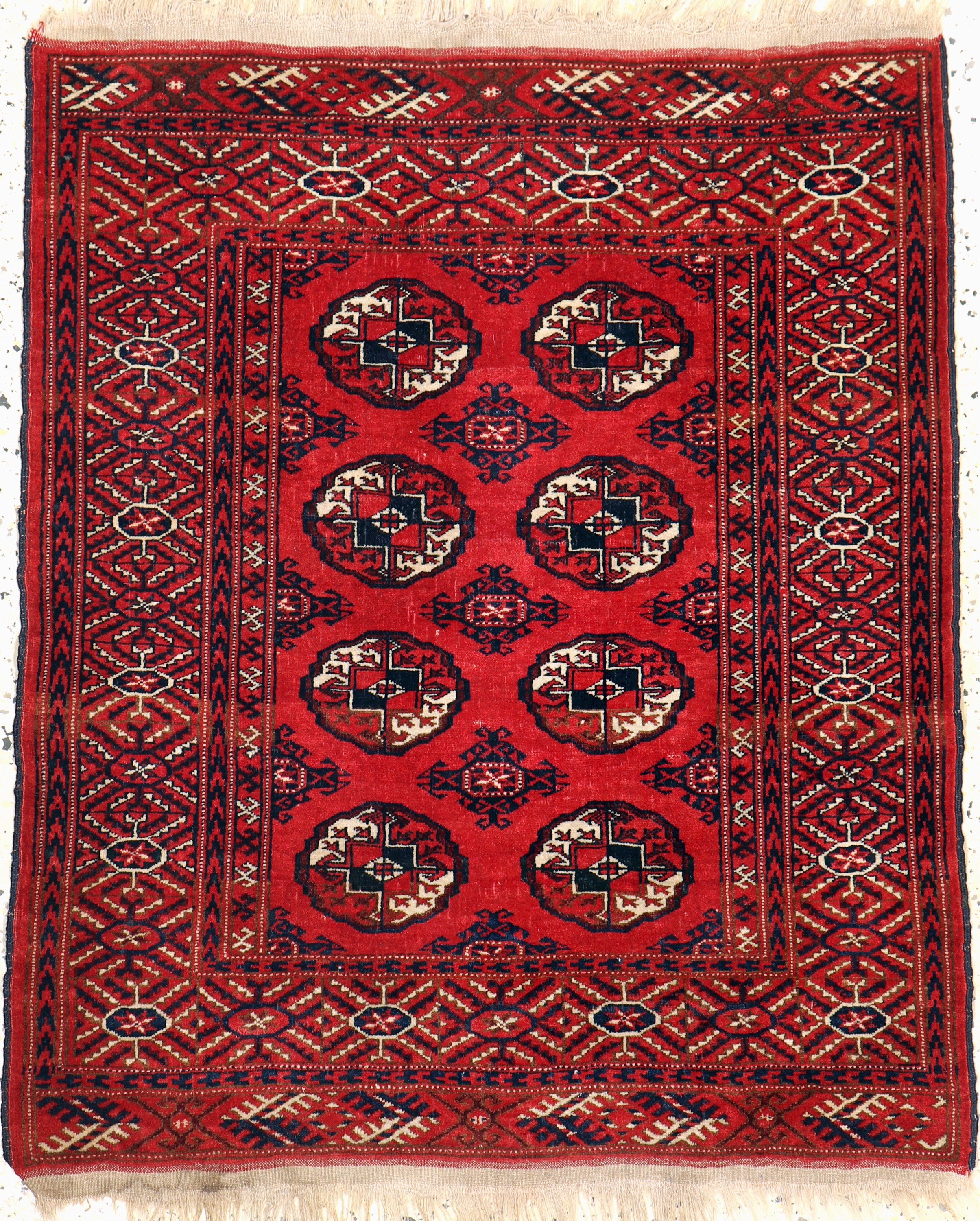 Herdteppich, Turkmenistan, um 1940, Wolle auf Wolle, ca. 110 x 88 cm, EHZ: 2