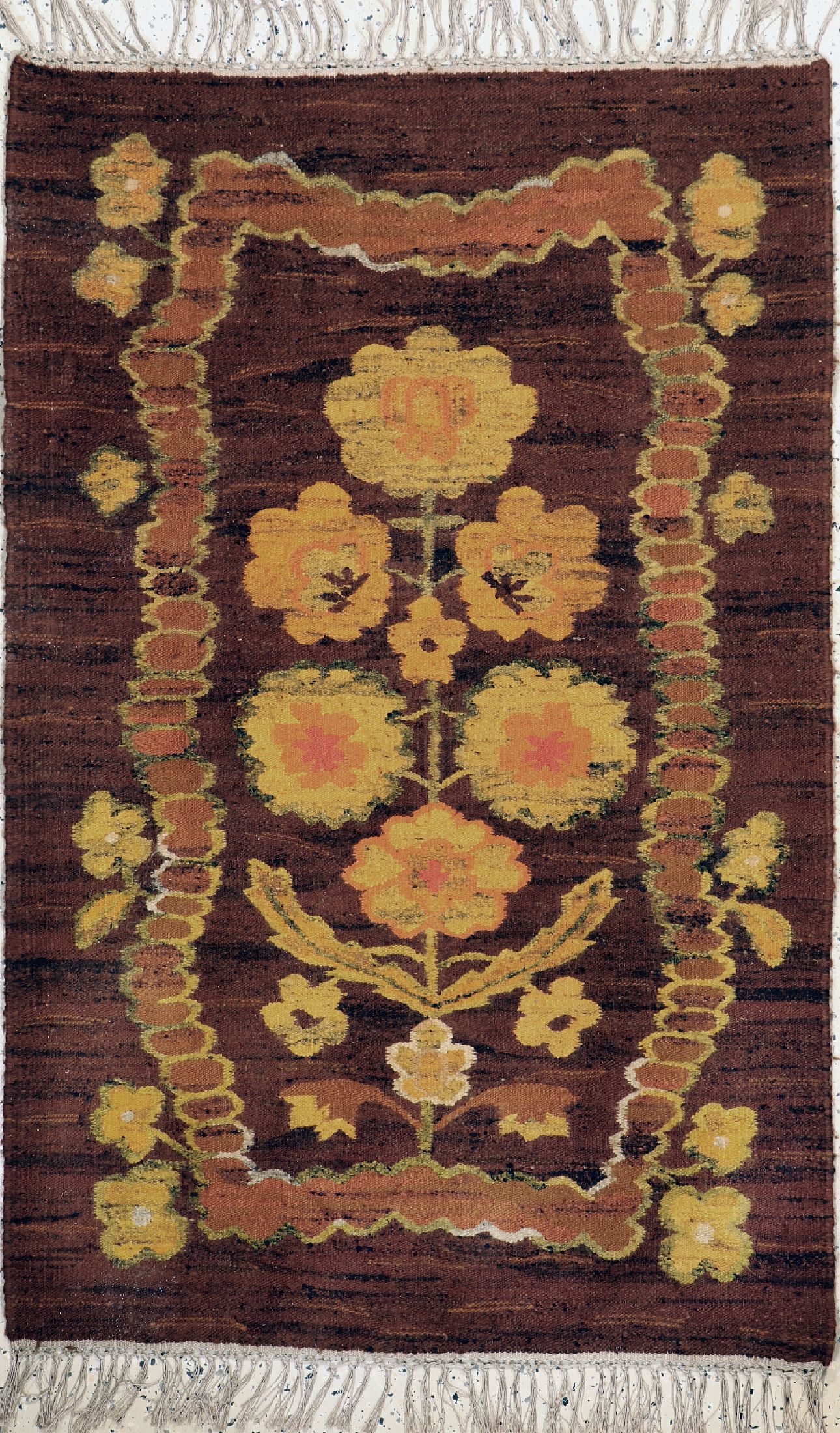 Künstler Kelim, Polen, ca. 40 Jahre, Wolle auf Baumwolle, ca. 77 x 128 cm, EHZ: 1-2