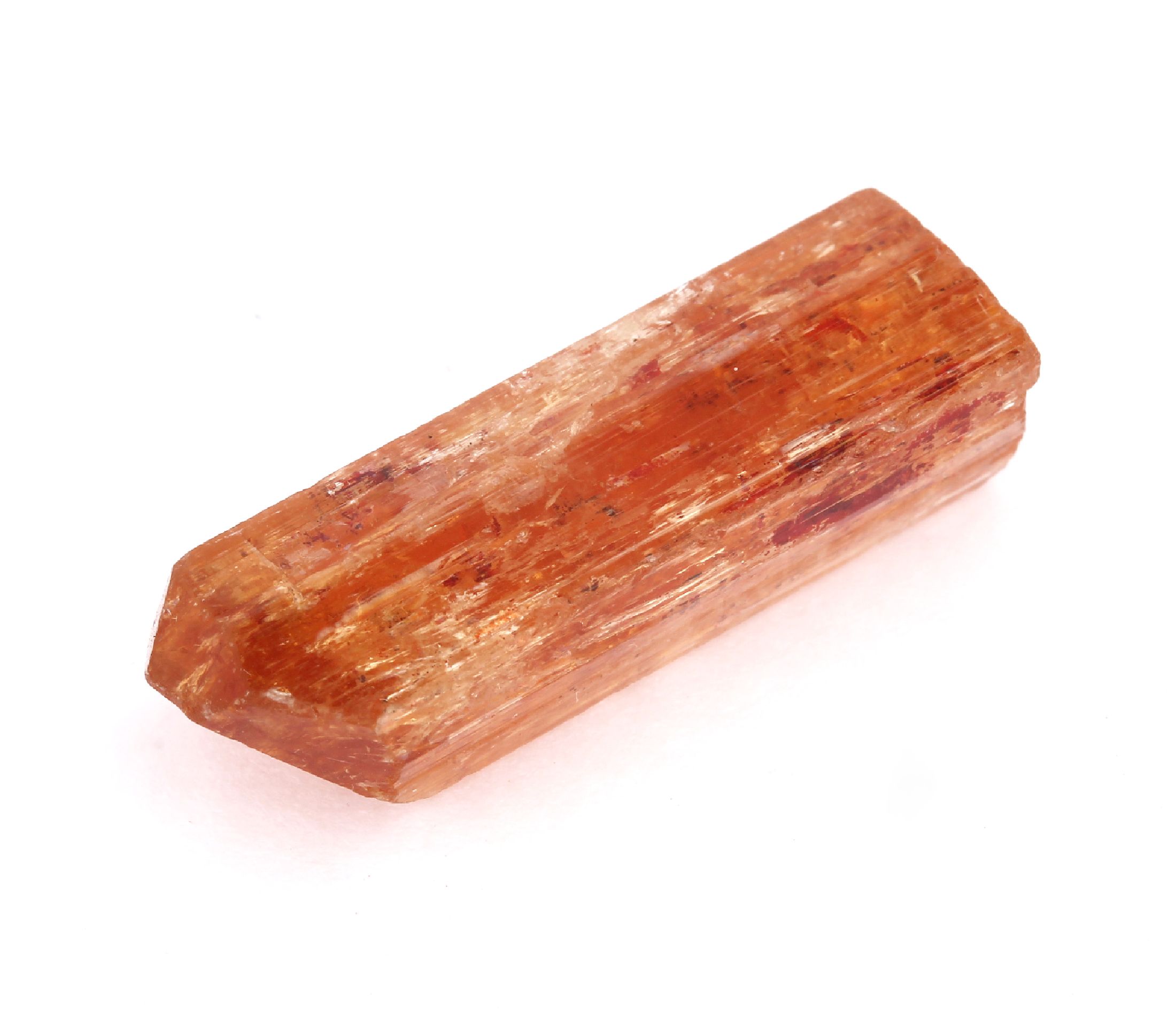 Detail a: Lot 5 lose Imperial Topas Rohsteine, ca. 74.4 ct, versch. Größen und Farbnuancen