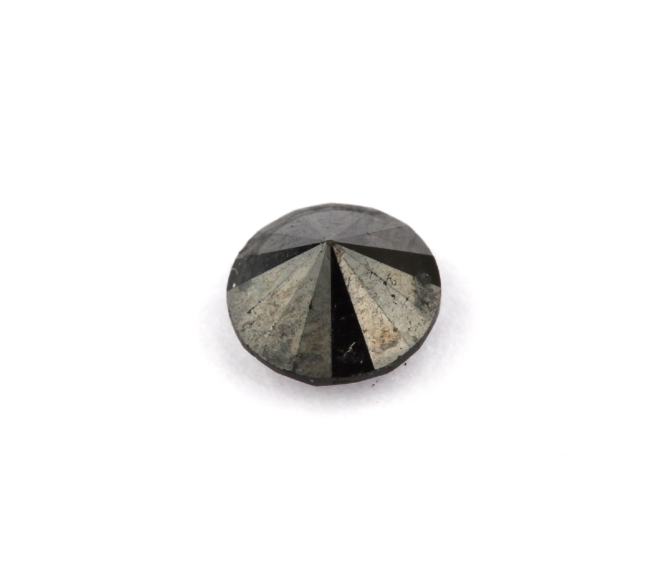 Detail a: Loser schwarzer rundfacett. Diamant, ca. 0.87 ct
