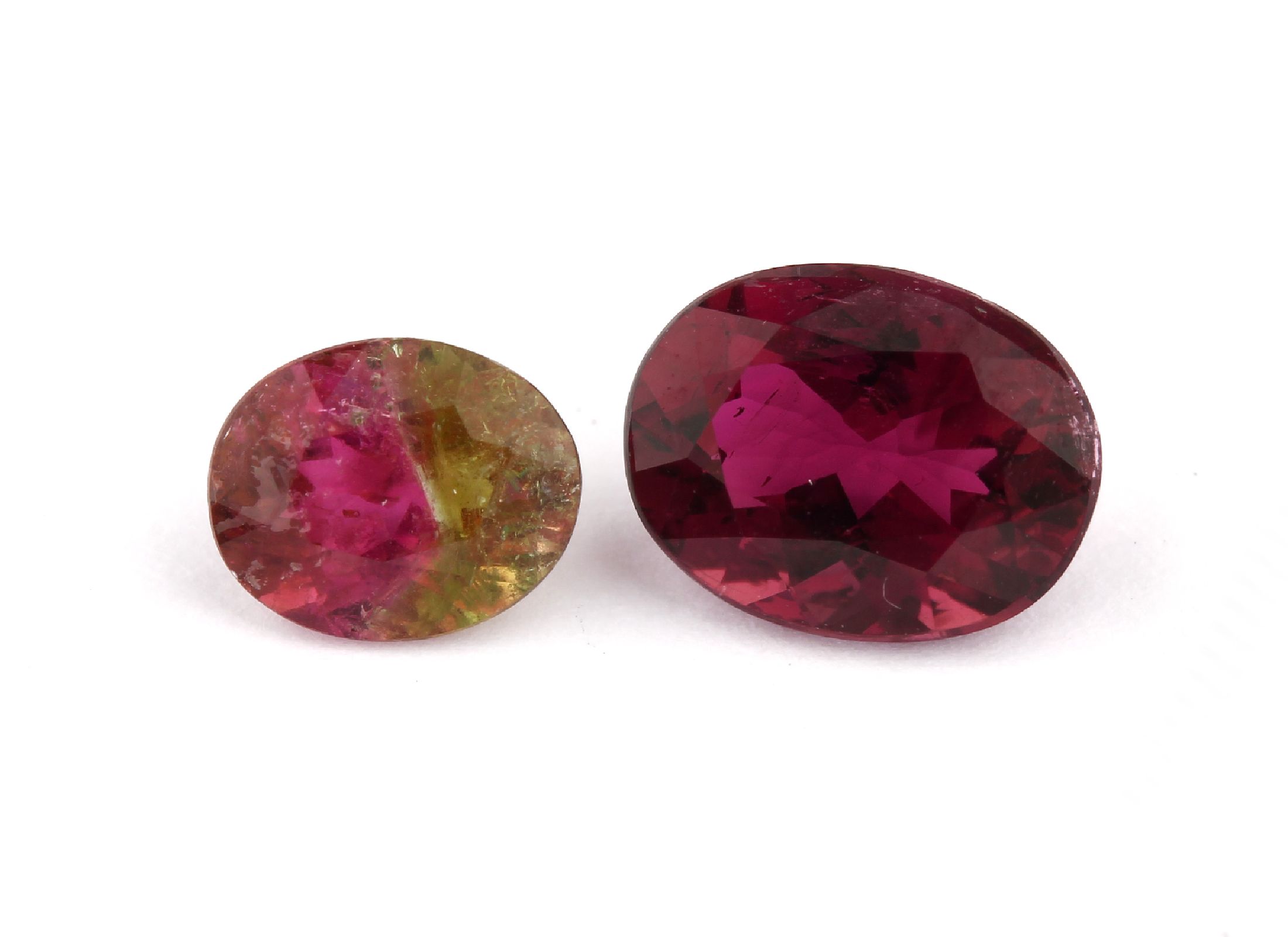 Detail a: Lot lose Turmaline, ca. 41 ct, versch. Schliffformen, Größen und Farben