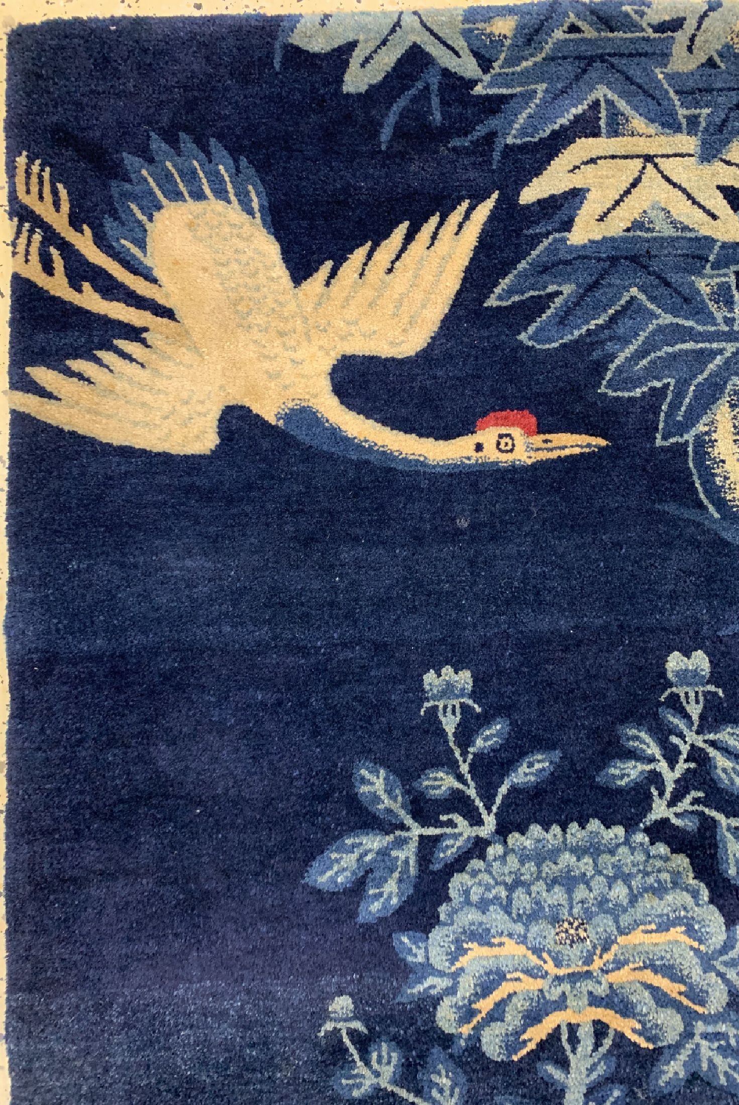 Detail d: Antiker Pao Tow, China, um 1900, Wolle auf Baumwolle, ca. 180 x 96 cm, EHZ: 1-2