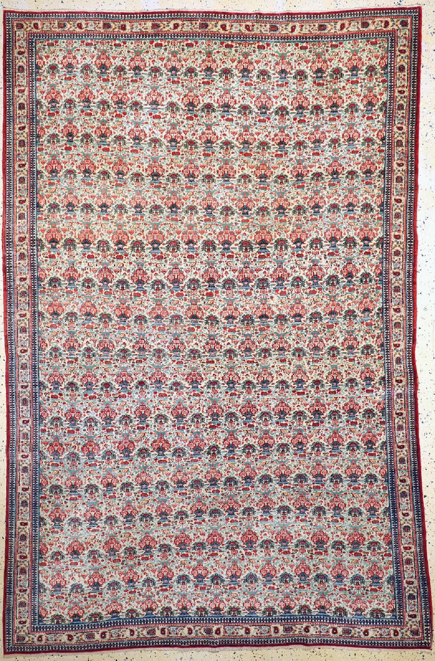 Teheran"Zili-Sultan", Persien, um 1940/1950, Wolle auf Baumwolle, ca. 305 x 206 cm, EHZ: 1-2