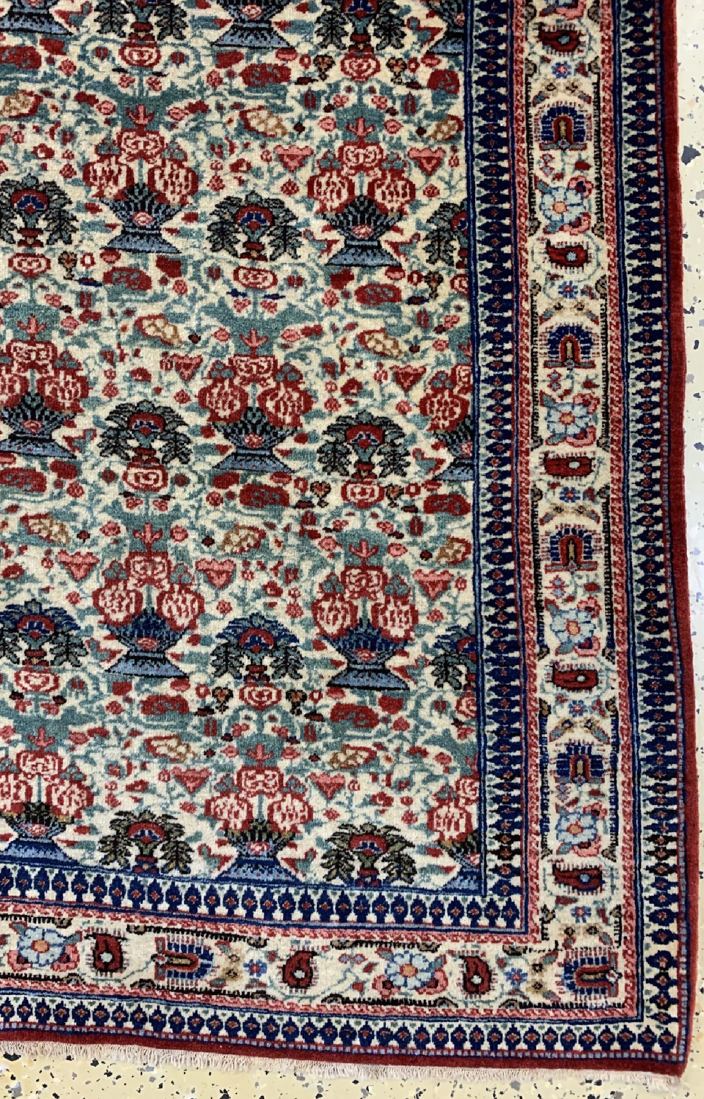 Detail a: Teheran"Zili-Sultan", Persien, um 1940/1950, Wolle auf Baumwolle, ca. 305 x 206 cm, EHZ: 1-2
